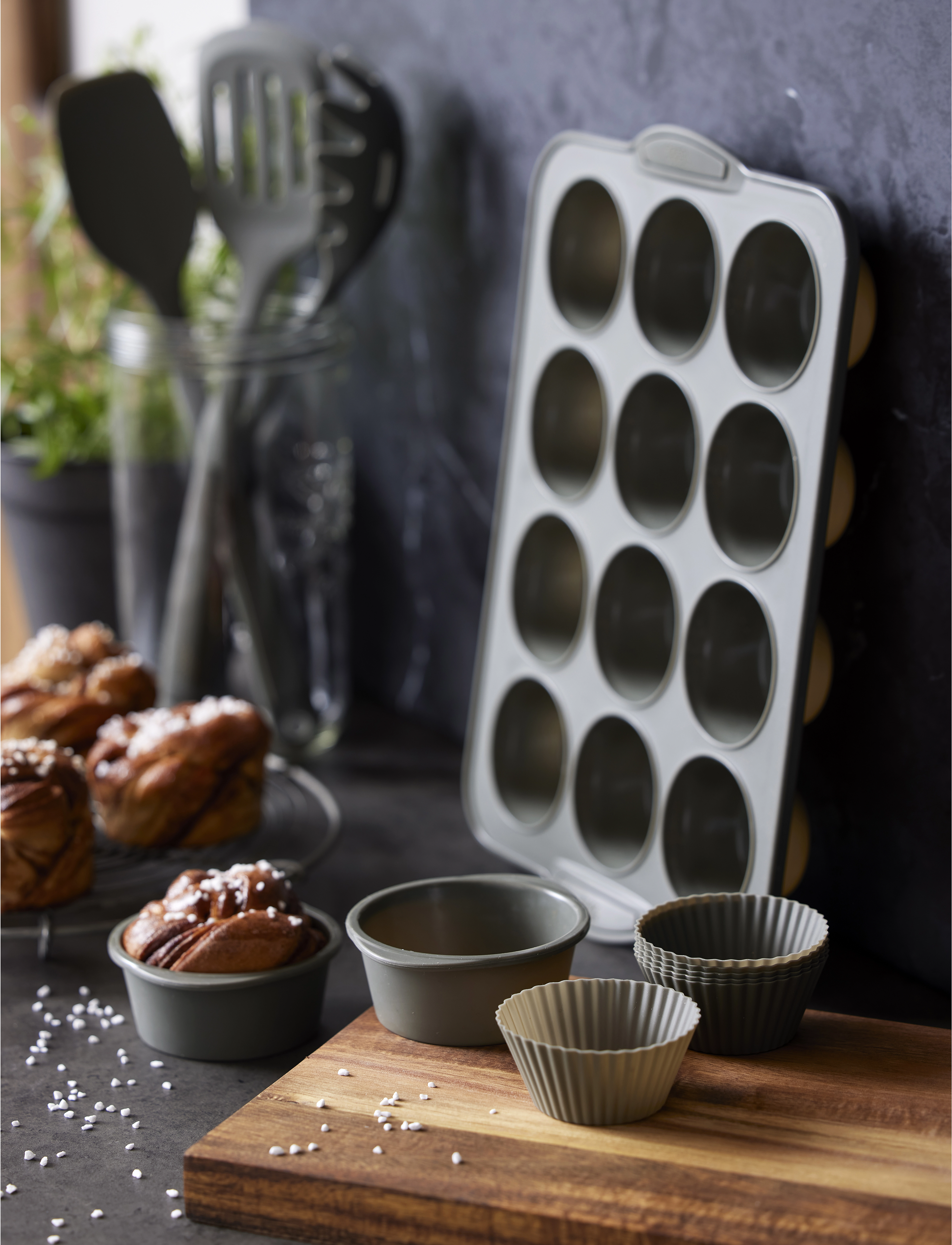 Tareq Taylor Muffinform Pecan 6 Stk, FOR 6PCS, Baking Tins, Grün - Cupcake & Muffin Homeware