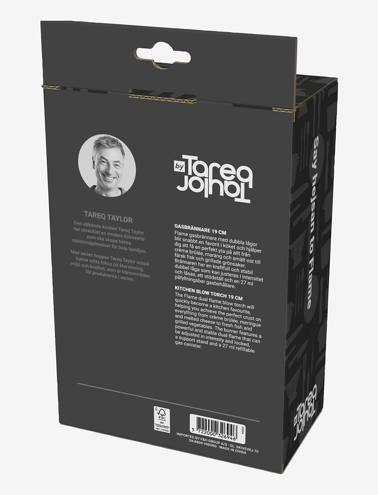 Tareq Taylor - Kitchen blow torch Flame - muud köögiriistad - svart - 2