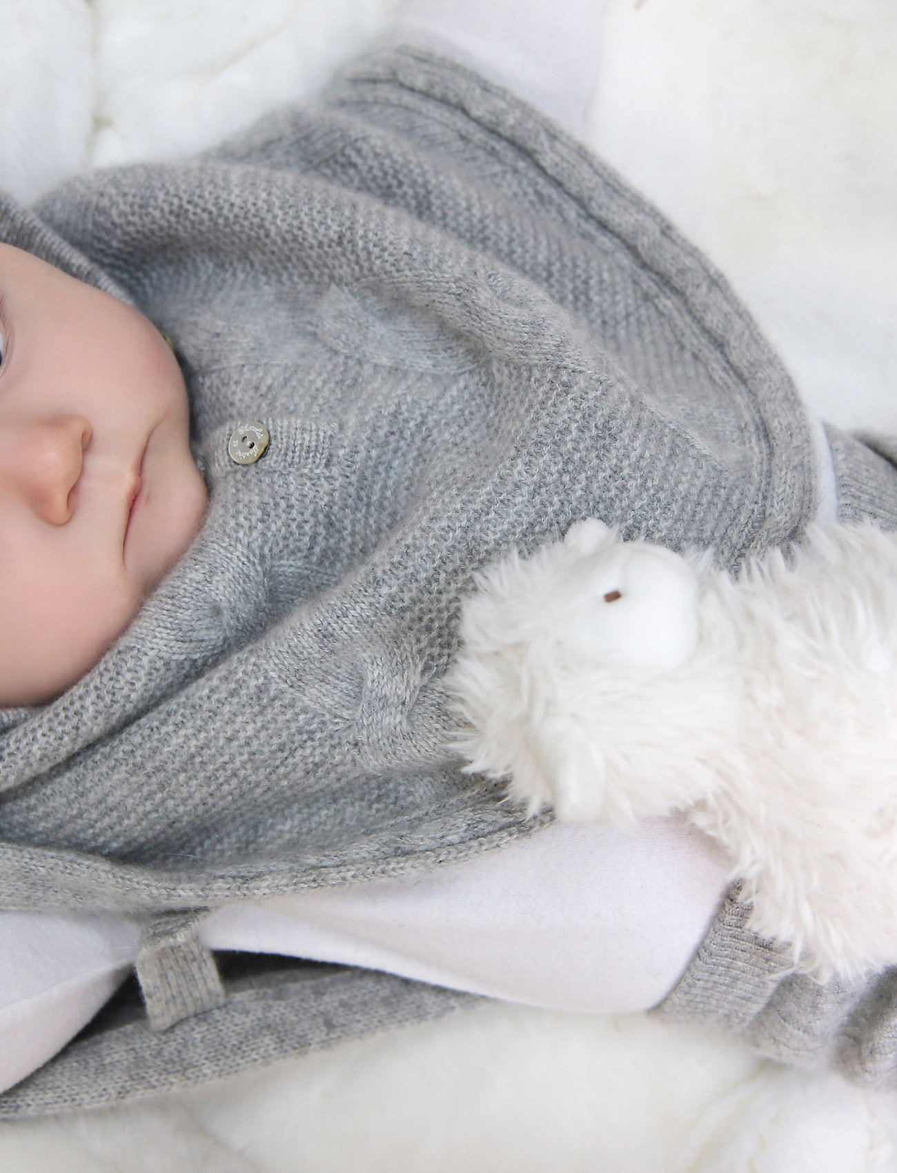 Tartine et Chocolat - Edmond, the Sheep 12 cm Soft-toy - ecru - 2