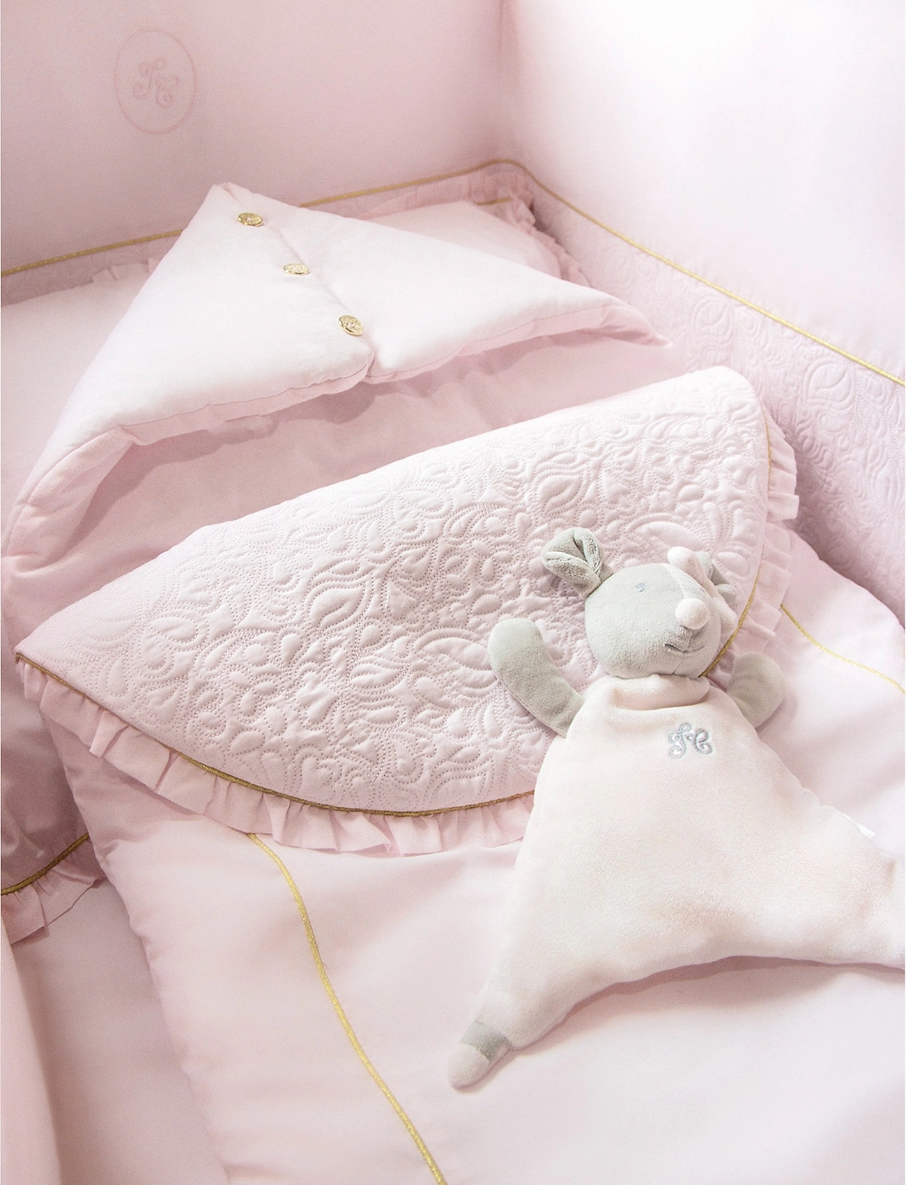 Tartine et Chocolat - Délicatesse Baby nest - kūdikių lizdeliai - light pink - 0