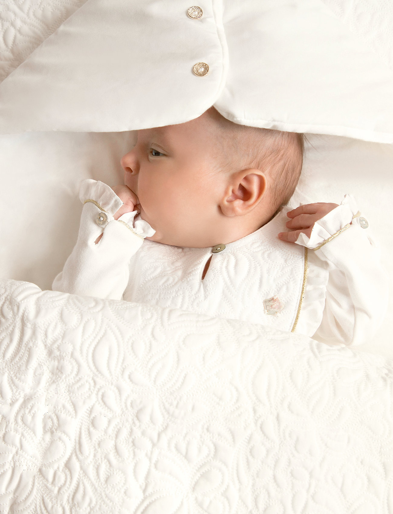 Tartine et Chocolat - Délicatesse Blanket - baby dekens - pearly - 3
