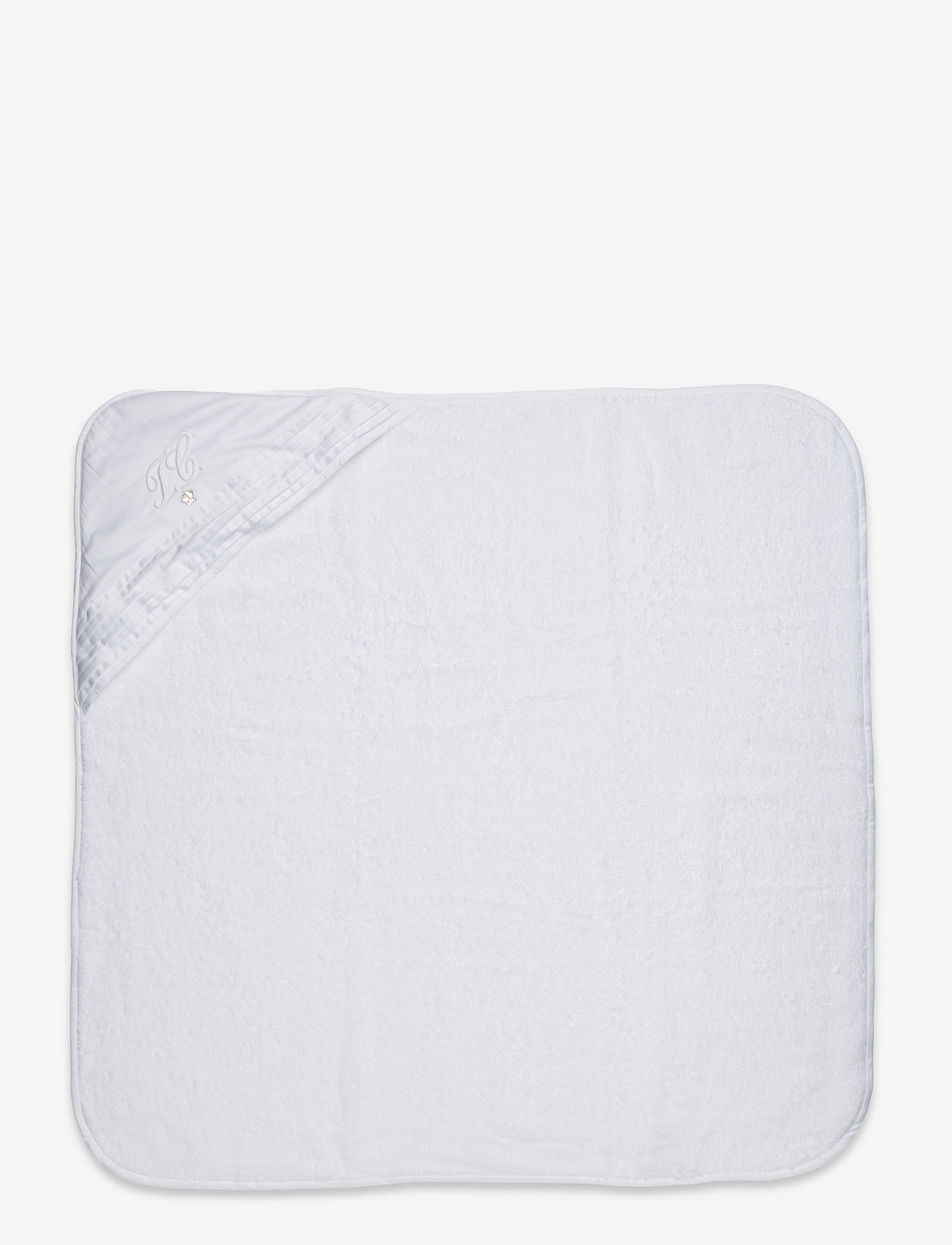 Tartine et Chocolat - Monogramme Bath towel - håndklæ - white - 1