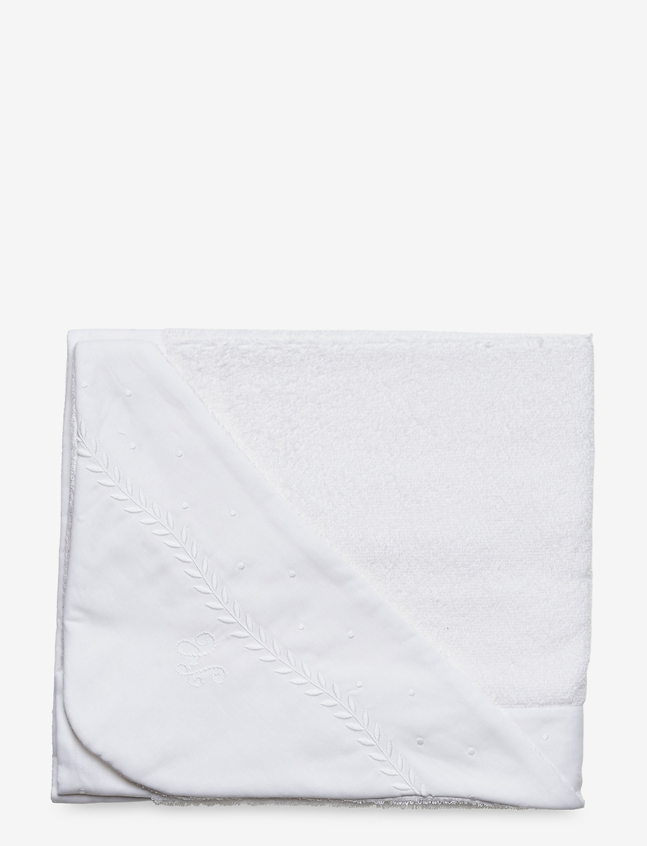 Tartine et Chocolat - Linge d'Antan Hooded bath towel - pyyhkeet - white - 0