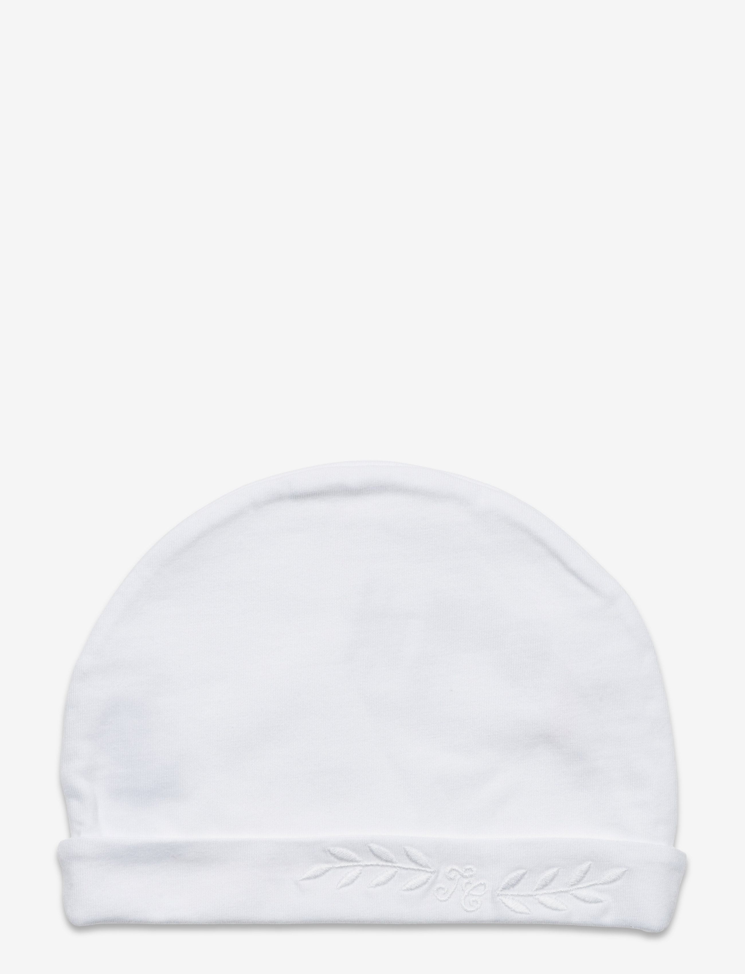 Tartine et Chocolat Linge D'antan Knit Cap, 67-74, White, Huer > Babyhuer, Børn