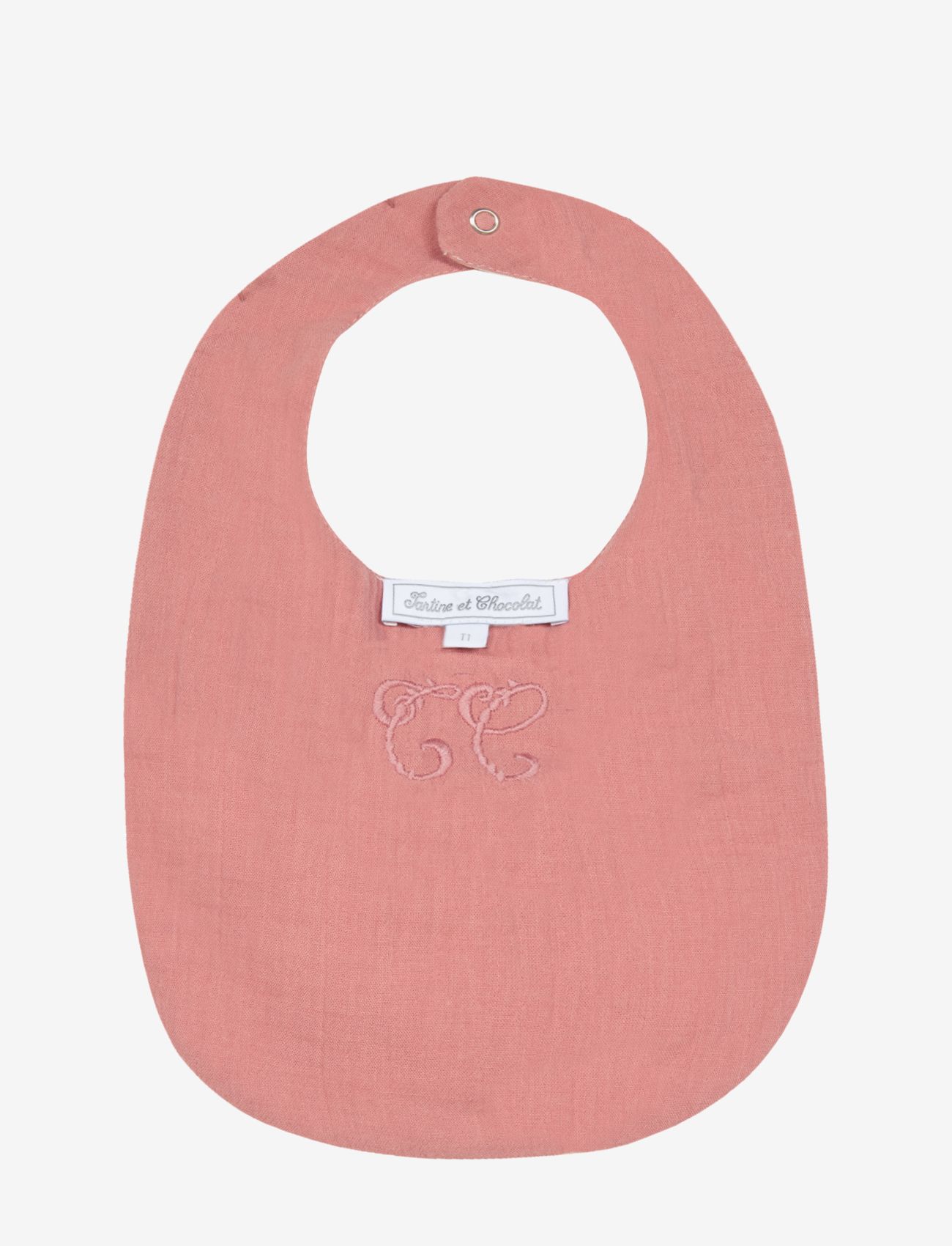 Tartine et Chocolat - Toile de Jouy Bib S2 - sleeveless bibs - dark pink - 2