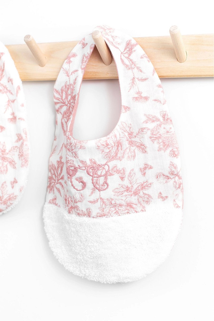 Tartine et Chocolat - Toile de Jouy Bib S2 - Ärmlösa haklappar - dark pink - 0