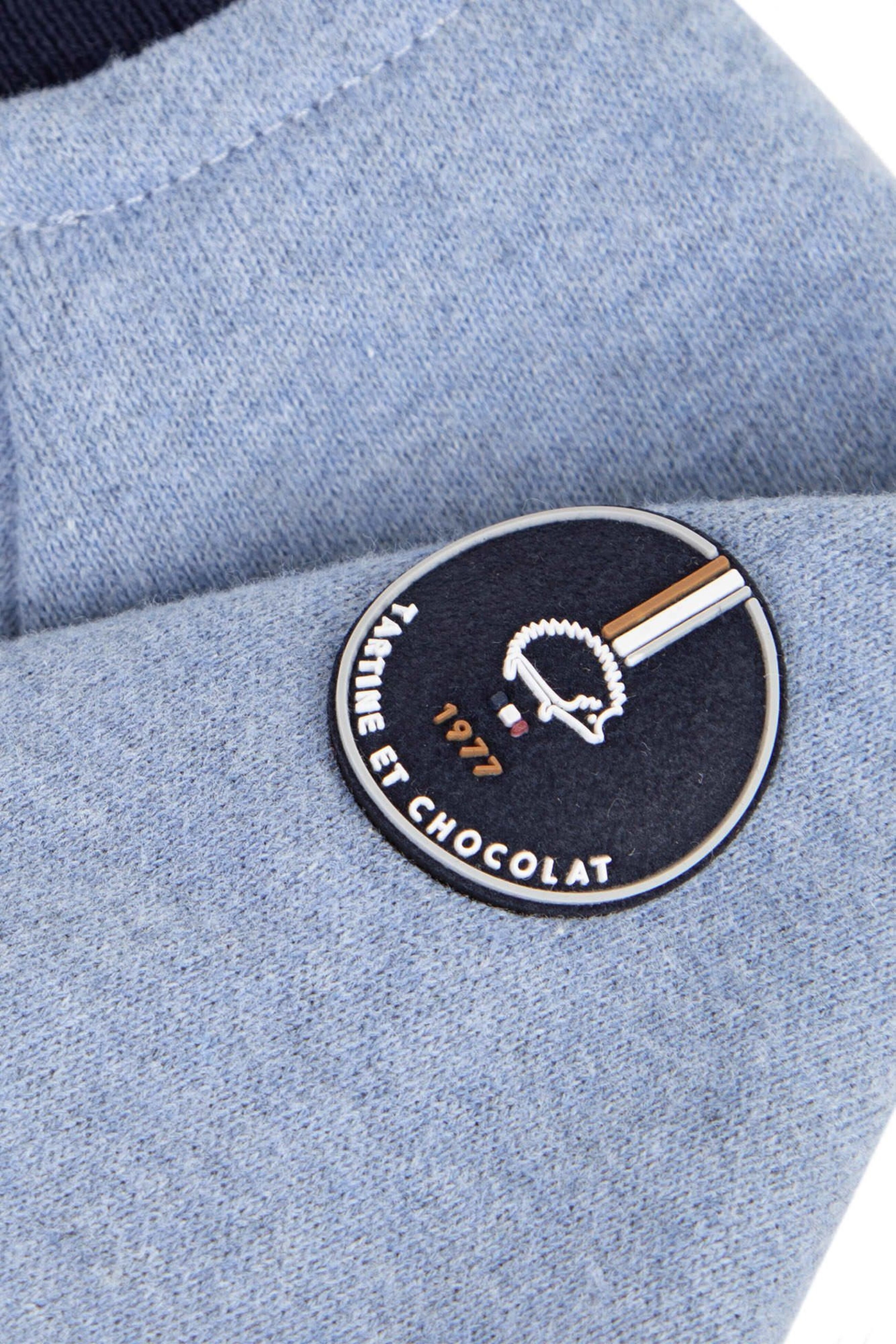 Tartine et Chocolat - GILETSWEAT2 - blue - 3