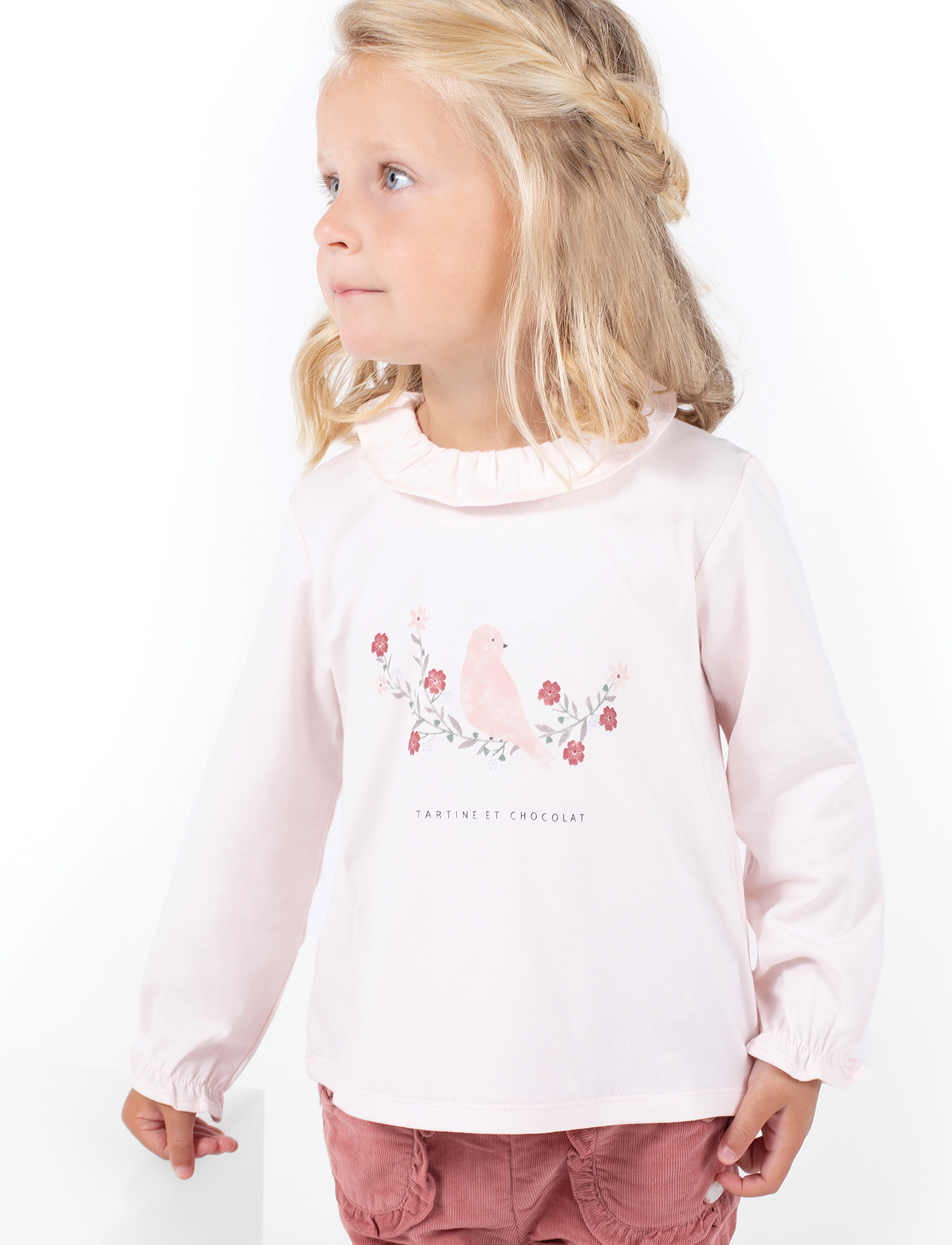 Tartine et Chocolat - TEESHIRT3 - pale pink - 3