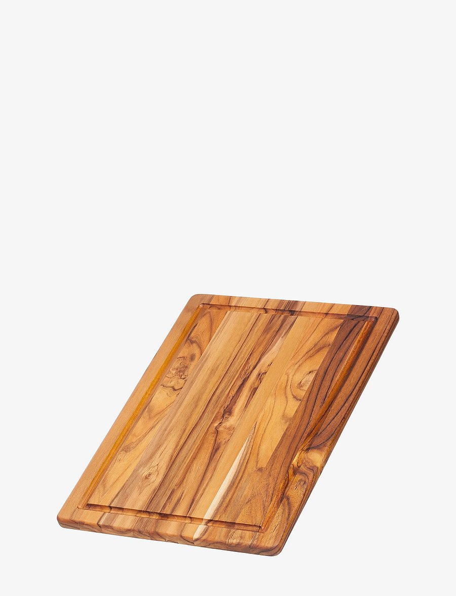 Teakhaus - Choppingboard / serving board w. juice canel - brown - 0