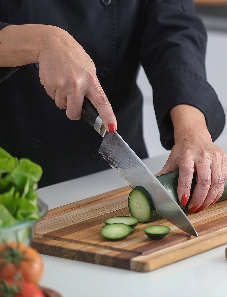 Teakhaus - Choppingboard / serving board w. juice canel - brown - 2