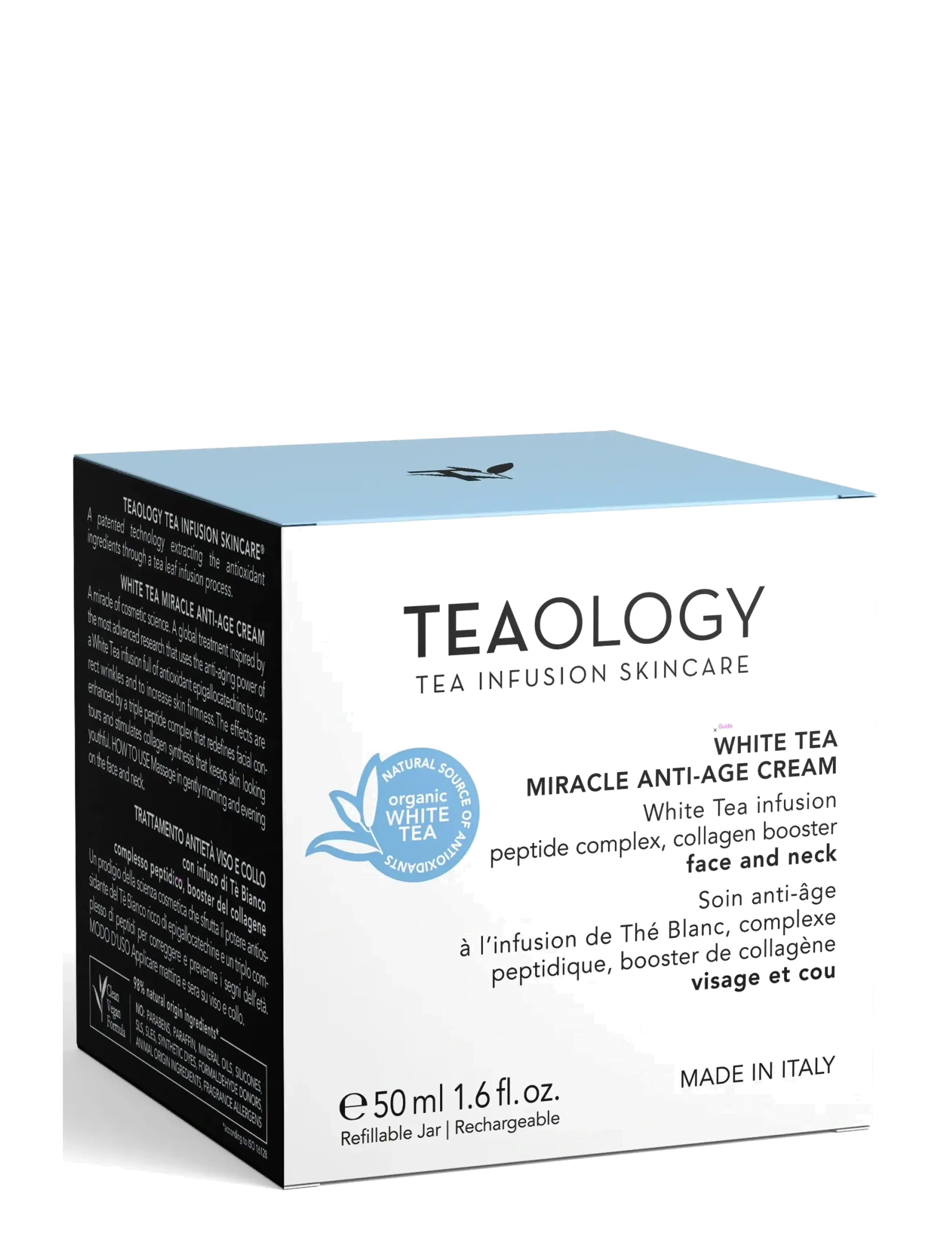 Teaology Skincare - White Tea Miracle Anti-Age Cream - dagcremer - white tea - 1