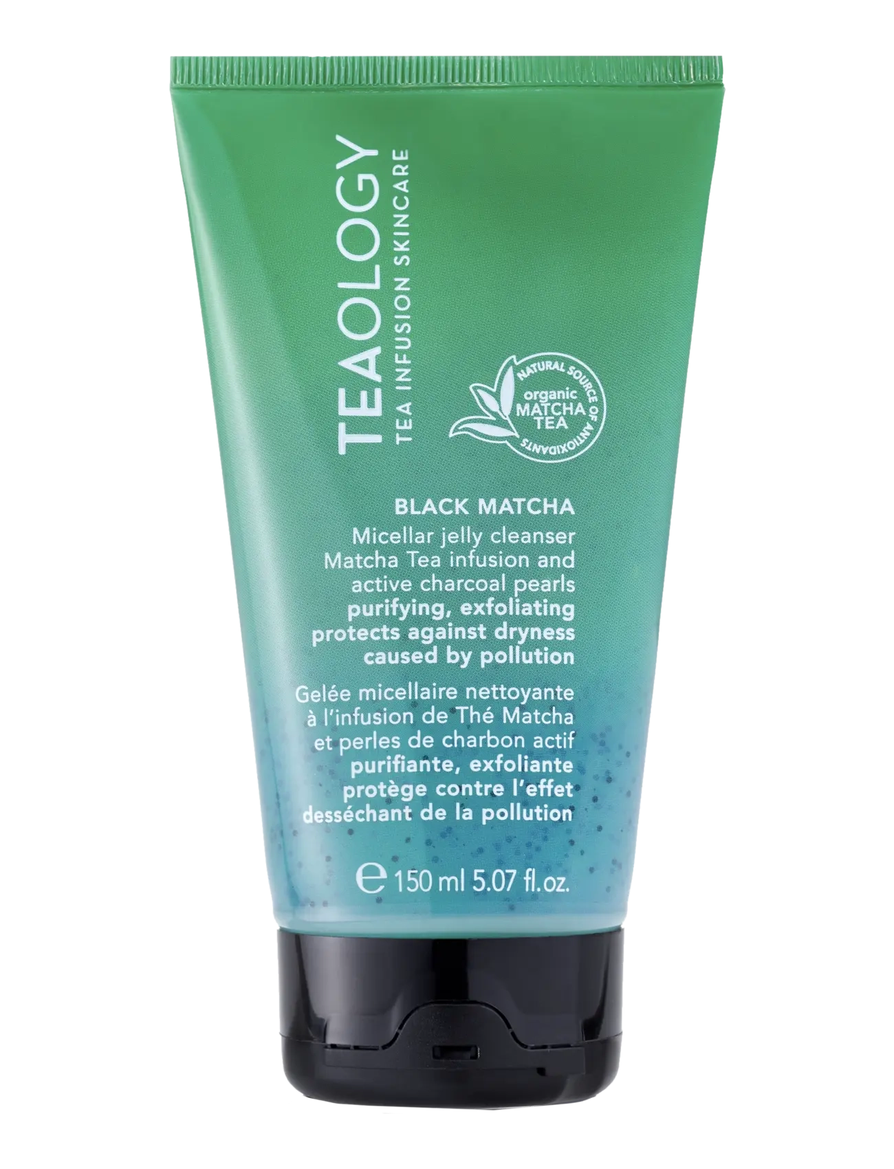 Teaology Skincare Black Matcha Micellar Jelly Cleanser - Teaology Skincare - MATCHA TEA / clear