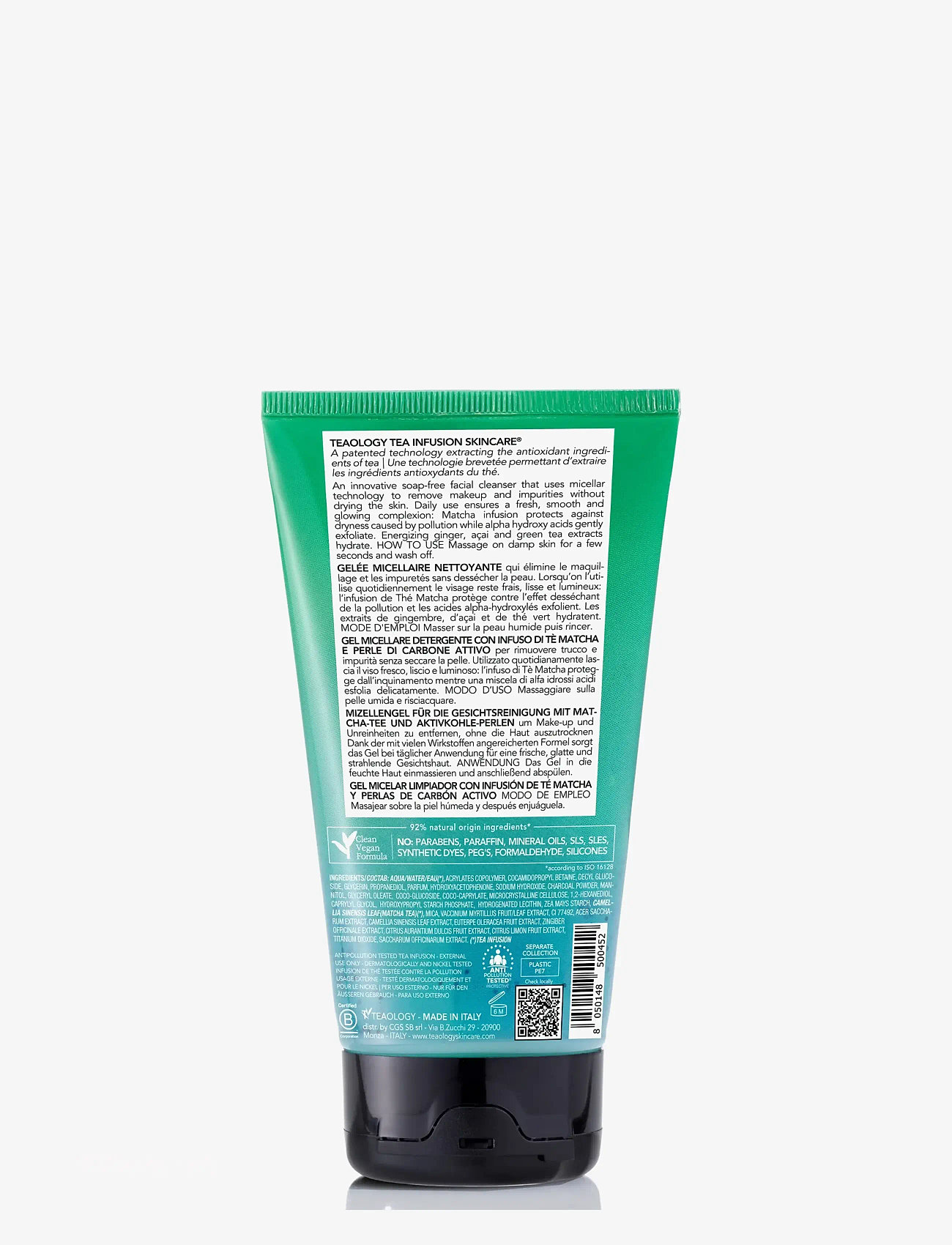 Teaology Skincare - Black Matcha Micellar Jelly Cleanser - rengöringsgel - matcha tea - 2