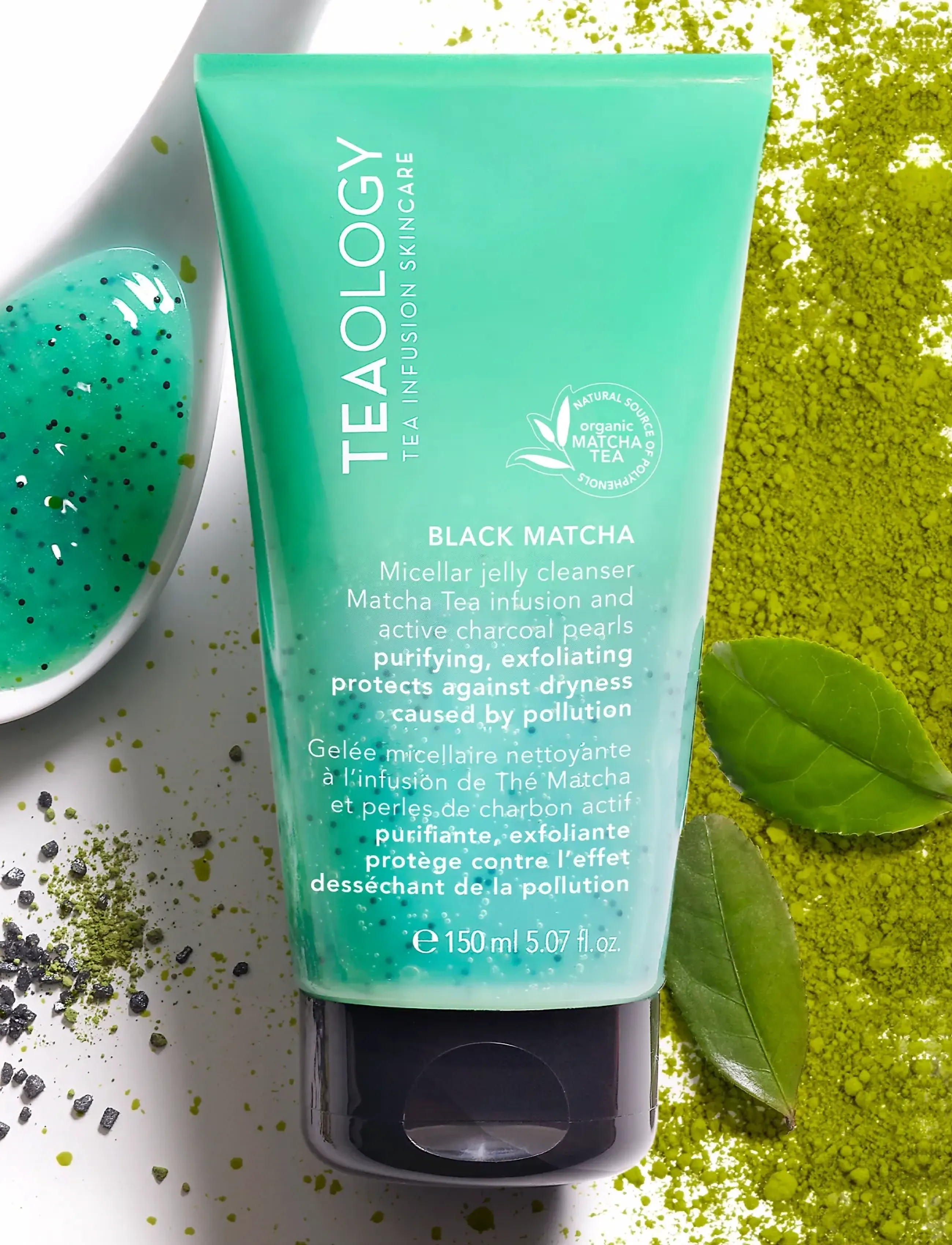 Teaology Skincare Black Matcha Micellar Jelly Cleanser, 100 ml, Nude, Rengøringsmidler > Ansigtsvask Og Rengøringsmidler, Dame