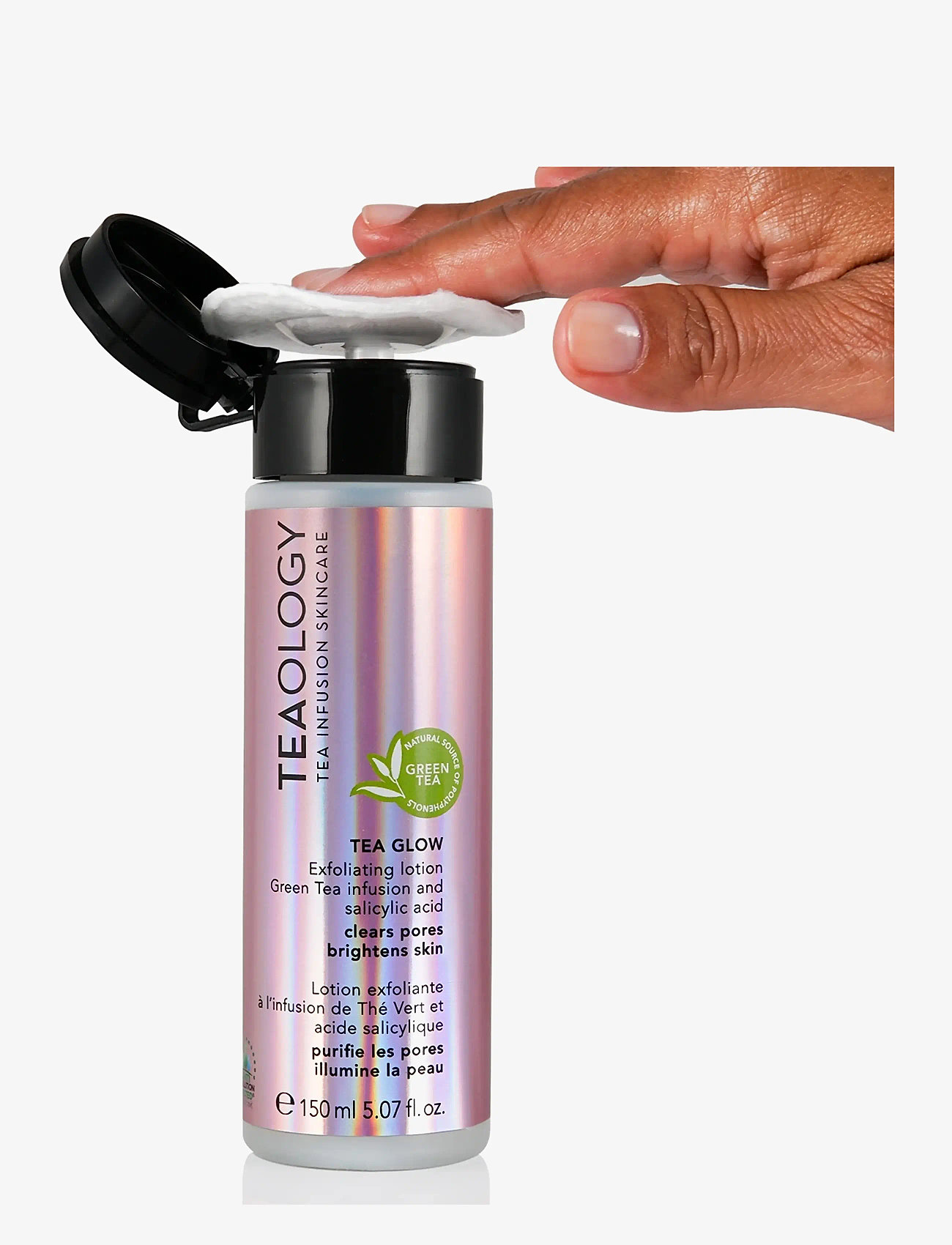 Teaology Skincare - Tea Glow Exfoliating Toner - exfolierande ansiktsvatten - green tea - 3