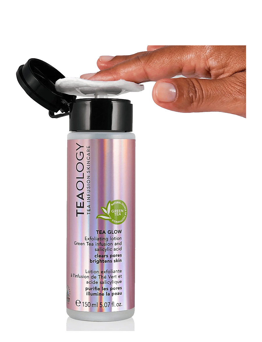 Teaology Skincare - Tea Glow Exfoliating Toner - eksfolierende tonere - green tea - 3