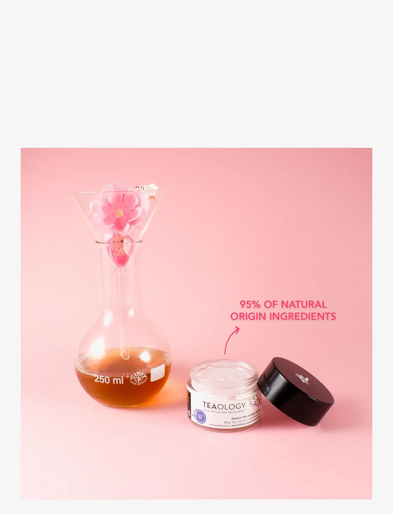 Teaology Skincare - Peach Tea Hydra Cream - dagcremer - blue tea - 4