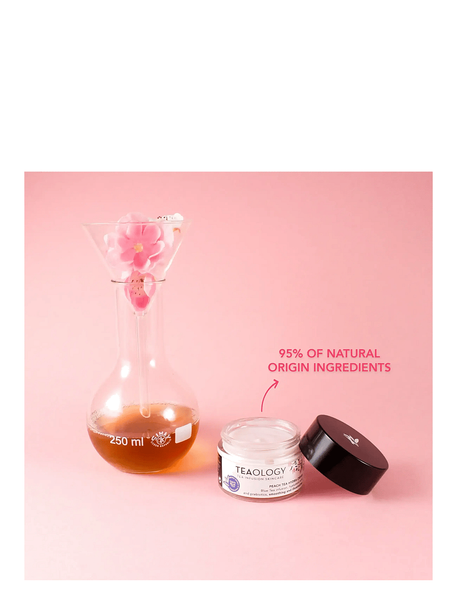 Teaology Skincare - Peach Tea Hydra Cream - dagkrem - blue tea - 4