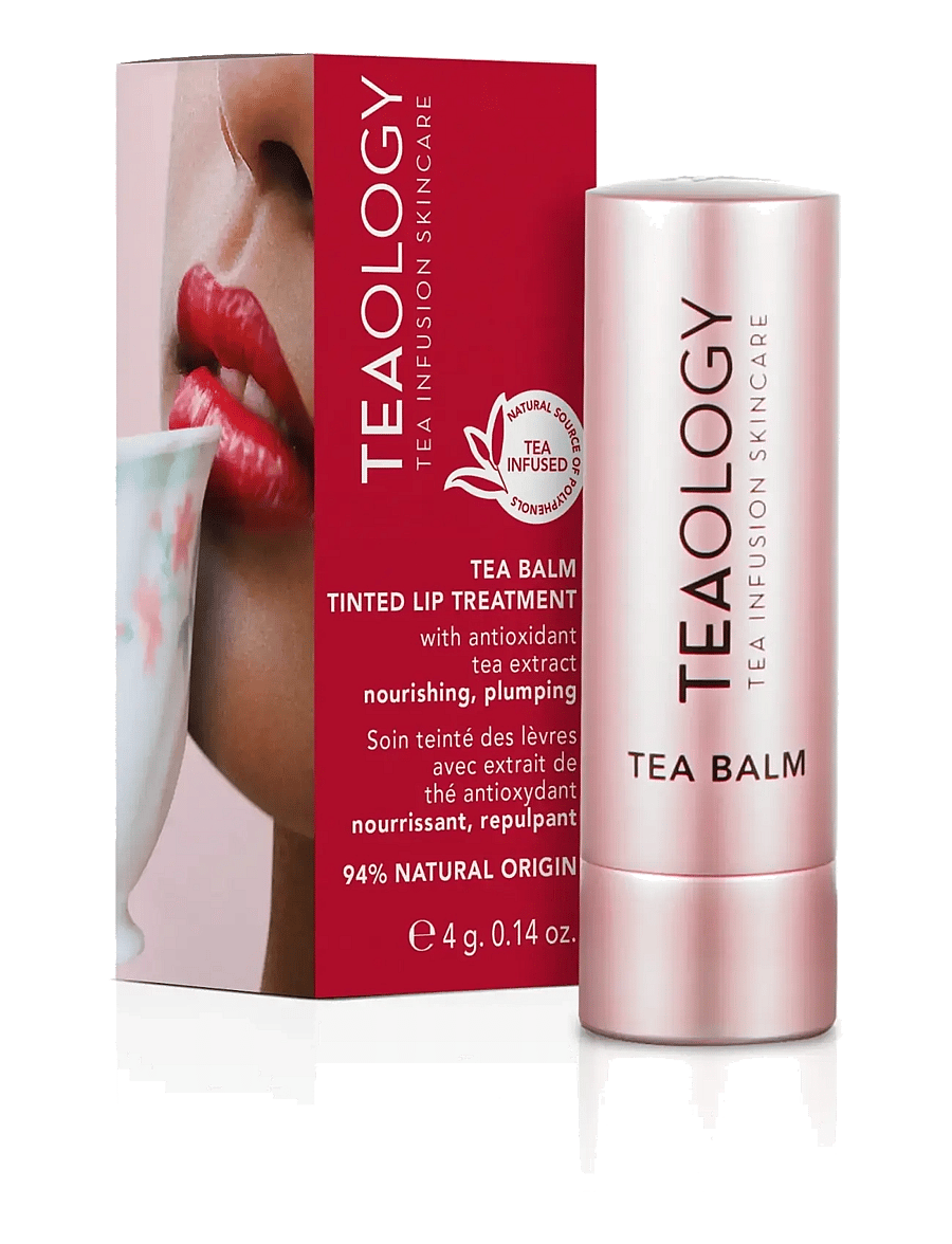 Teaology Skincare - Tea Balm Tinted Lip Tretament - läppbalsam - cherry tea - 3