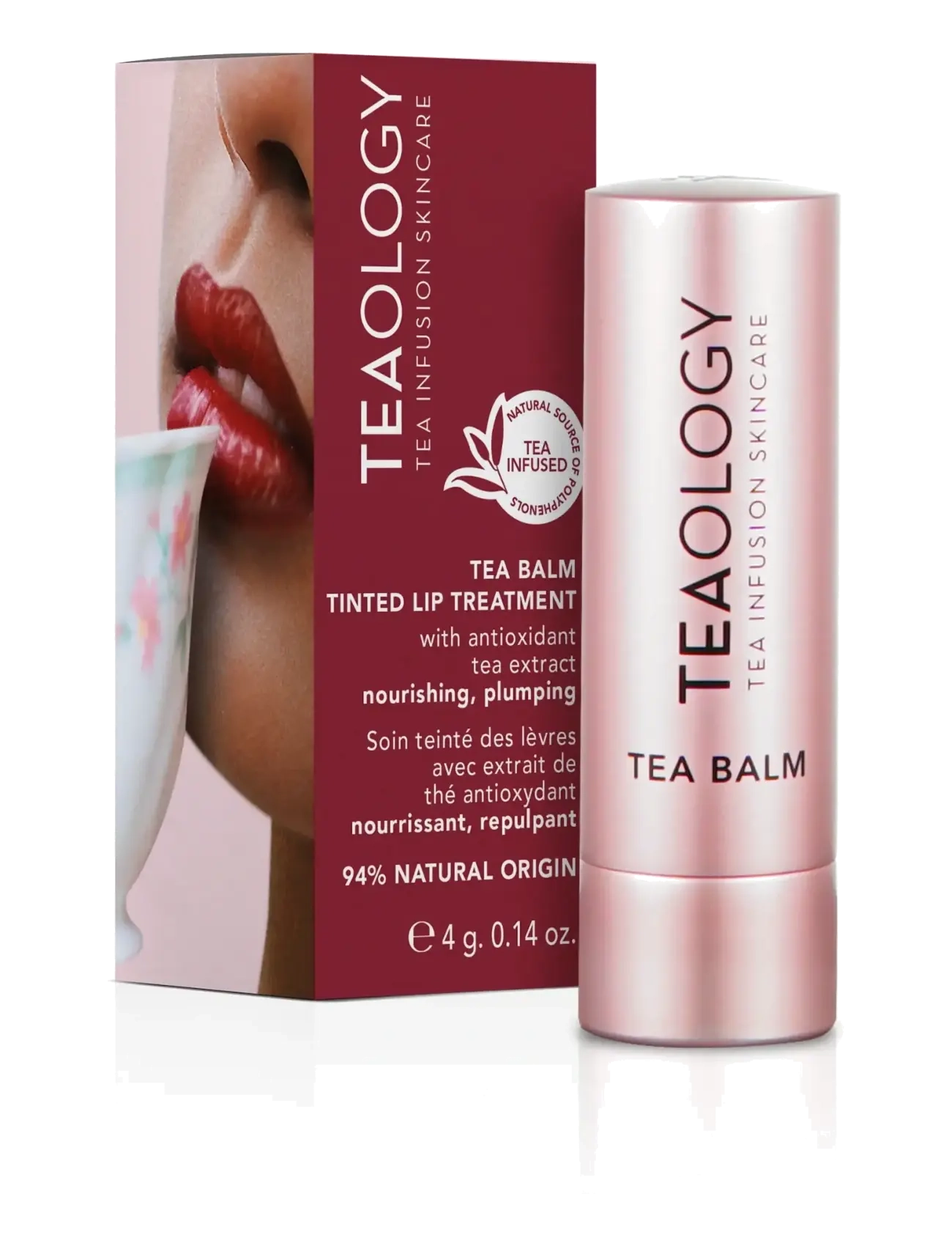 Teaology Skincare - Tea Balm Tinted Lip Tretament  - läppbalsam - berry tea - 3