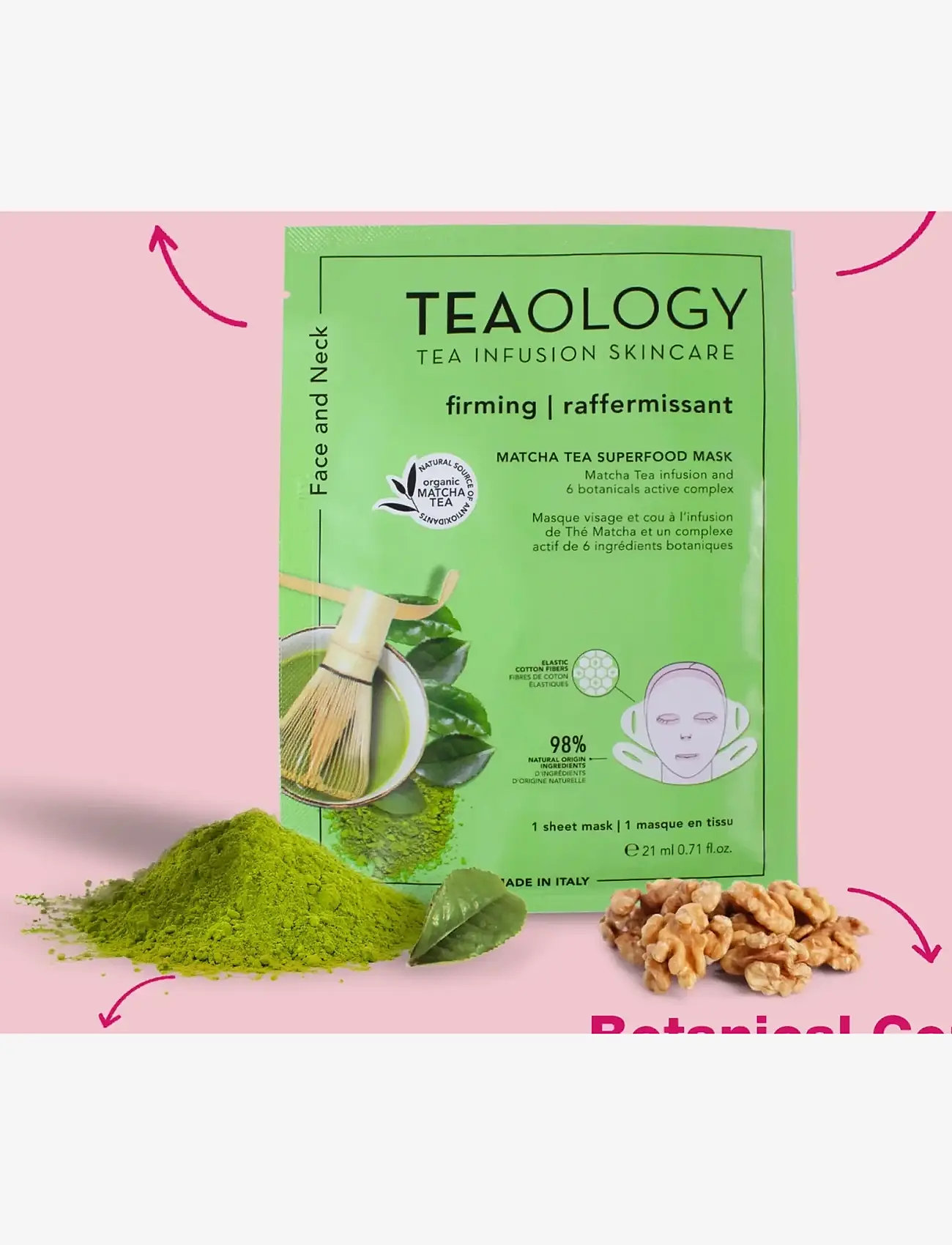 Teaology Skincare - Matcha Tea Superfood Mask - sheet masks - matcha tea - 3
