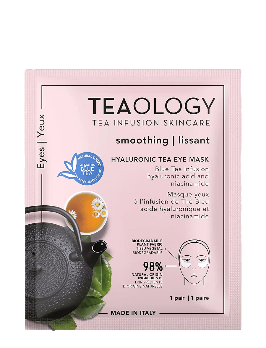Teaology Skincare - Hyaluronic Tea Eye Mask - Øjenmasker - blue tea - 1