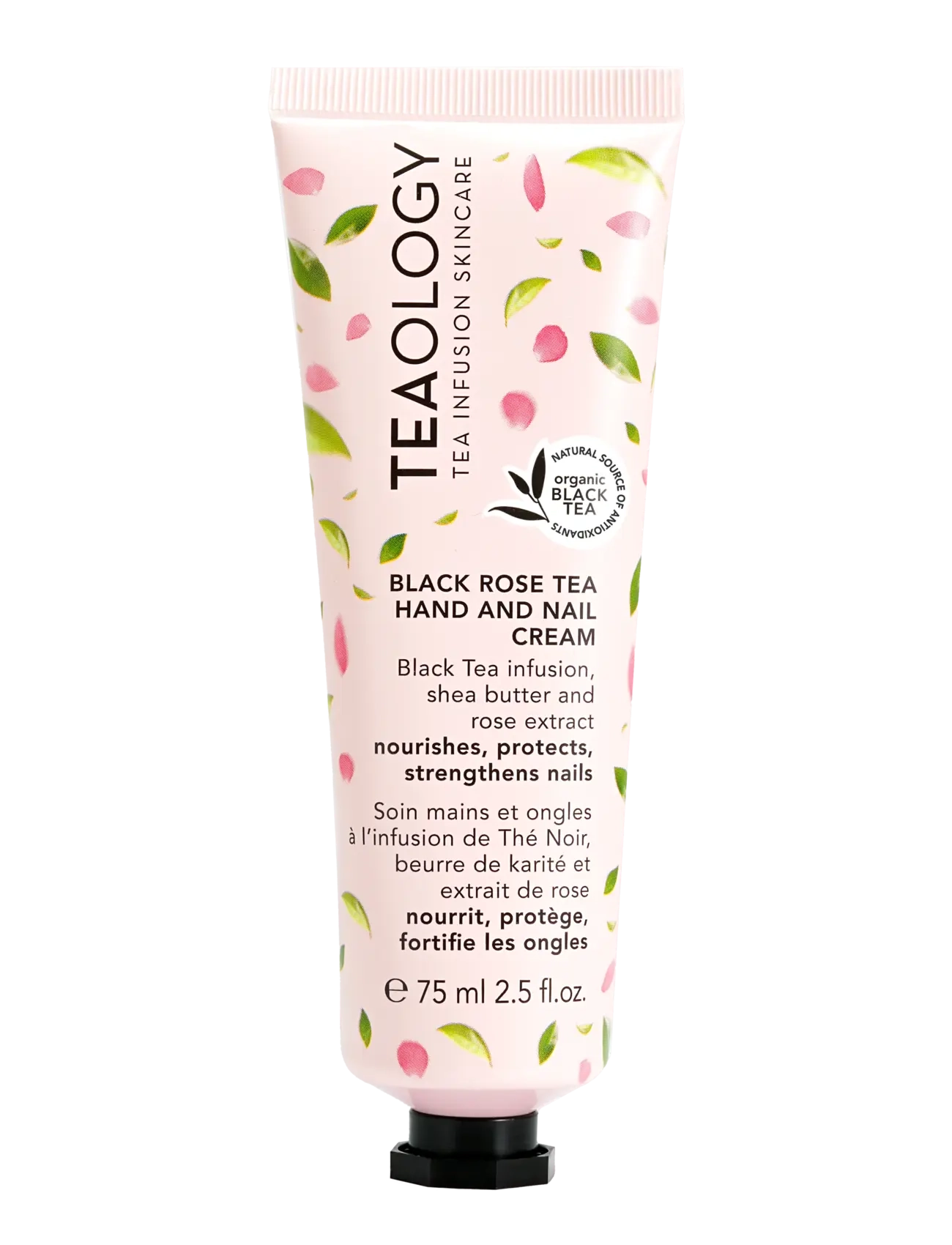 Teaology Skincare Black Rose Tea Hand And Nail Cream - Negler - BLACK TEA / clear