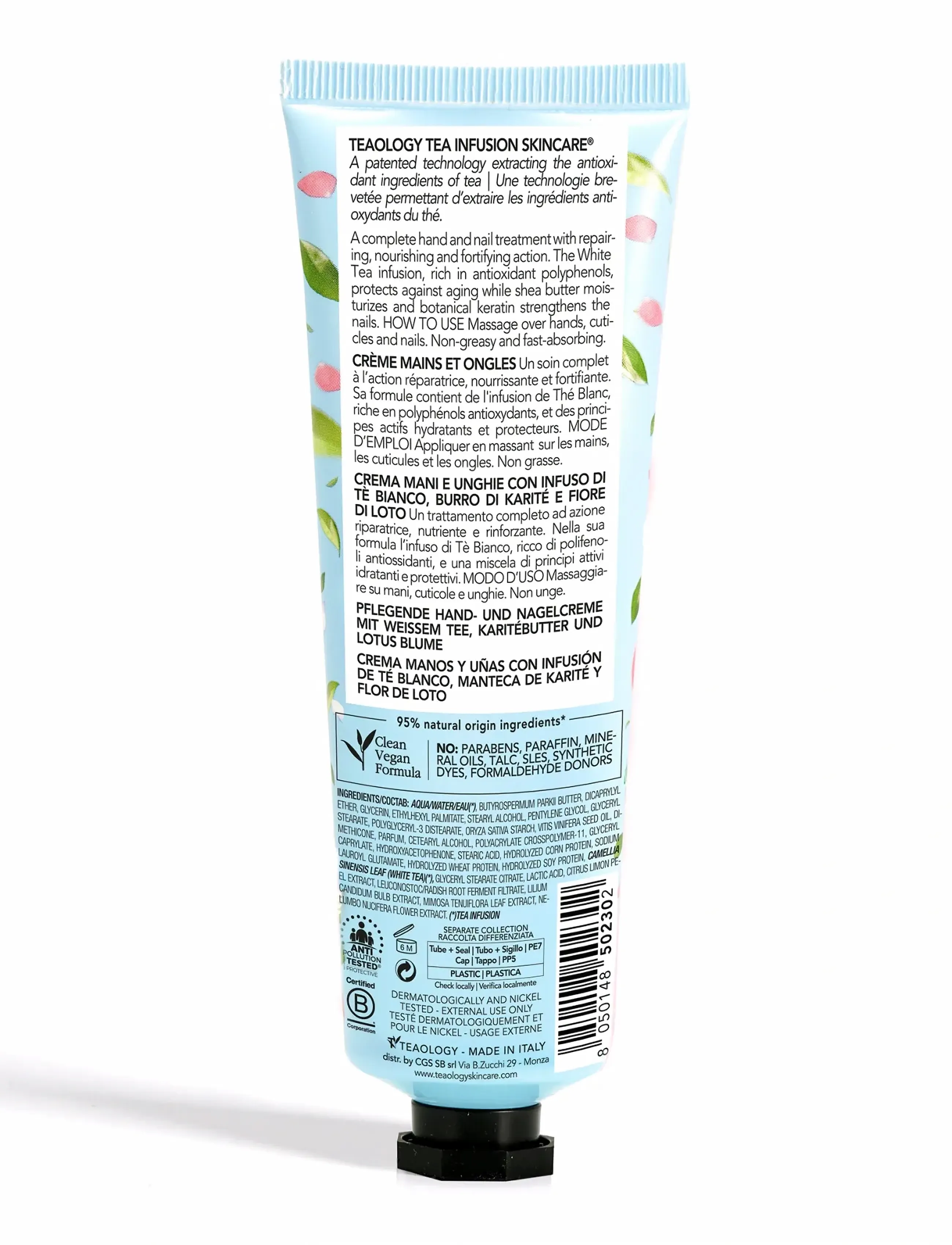 Teaology Skincare - White Tea Hand And Nail Cream - smink - white tea - 0