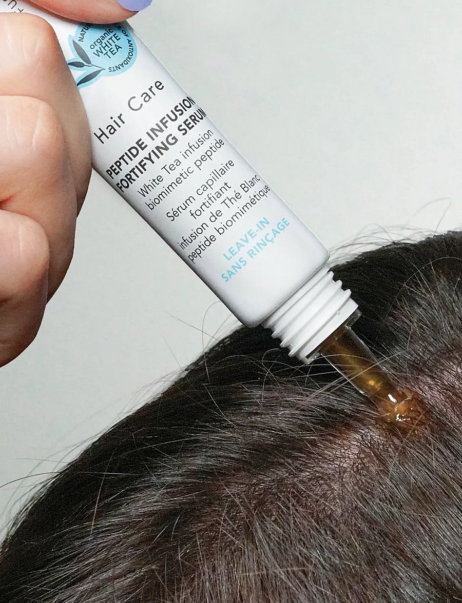 Teaology Skincare - Peptide Infusion Fortifying Serum - hår - white tea - 3
