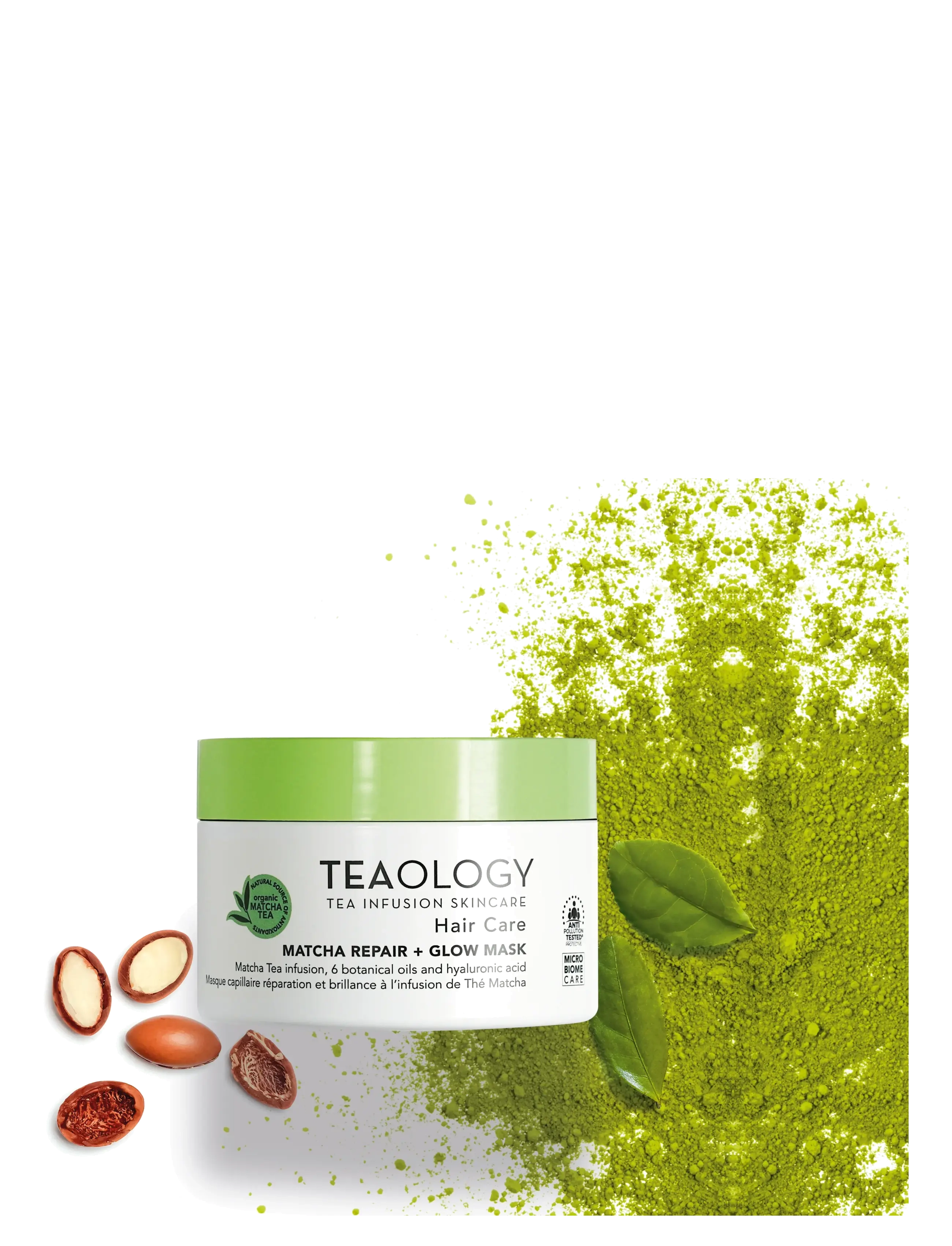 Teaology Skincare - Matcha Hair Repair Mask - hårkur - matcha tea - 3