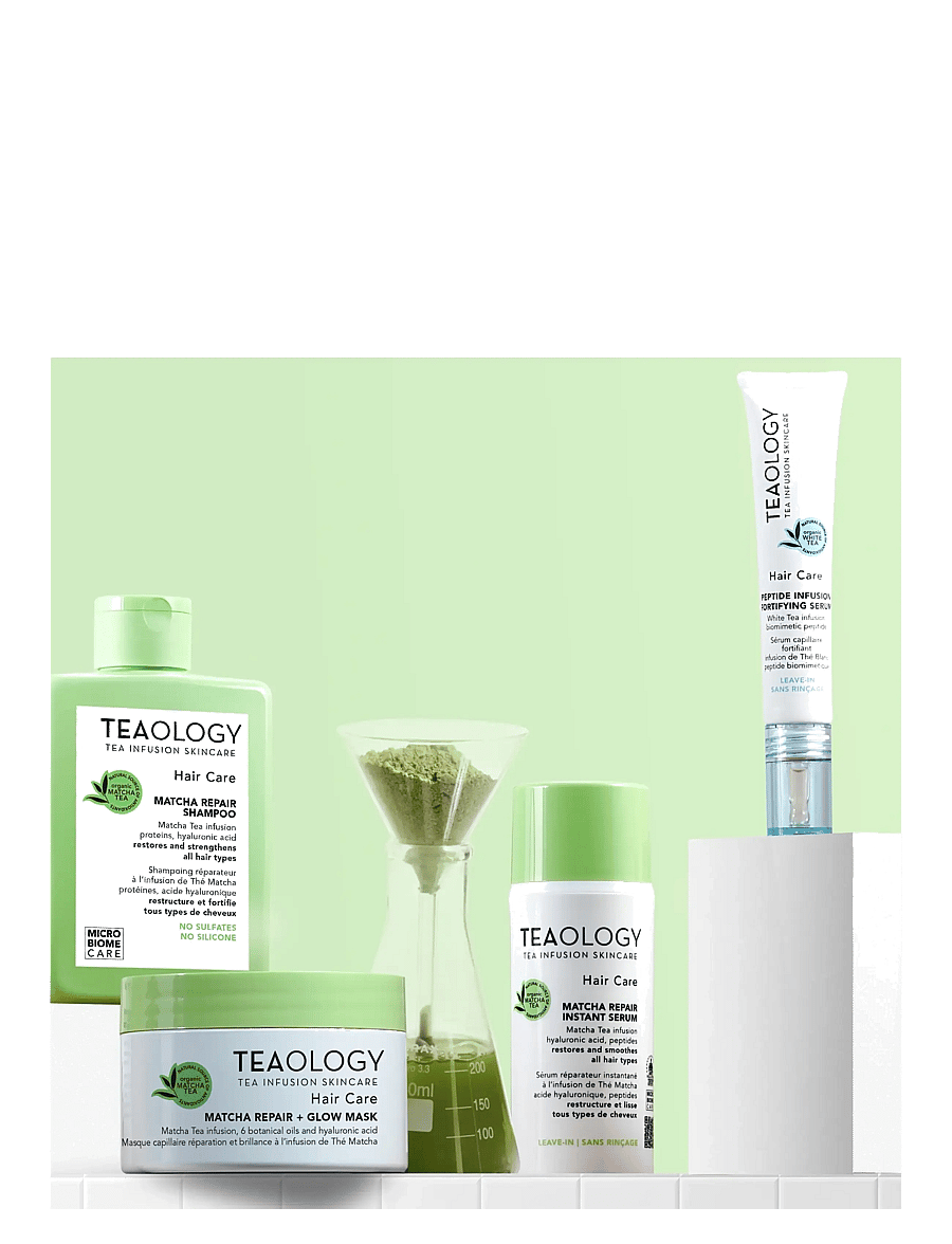 Teaology Skincare - Matcha Hair Repair Mask - hårkur - matcha tea - 4