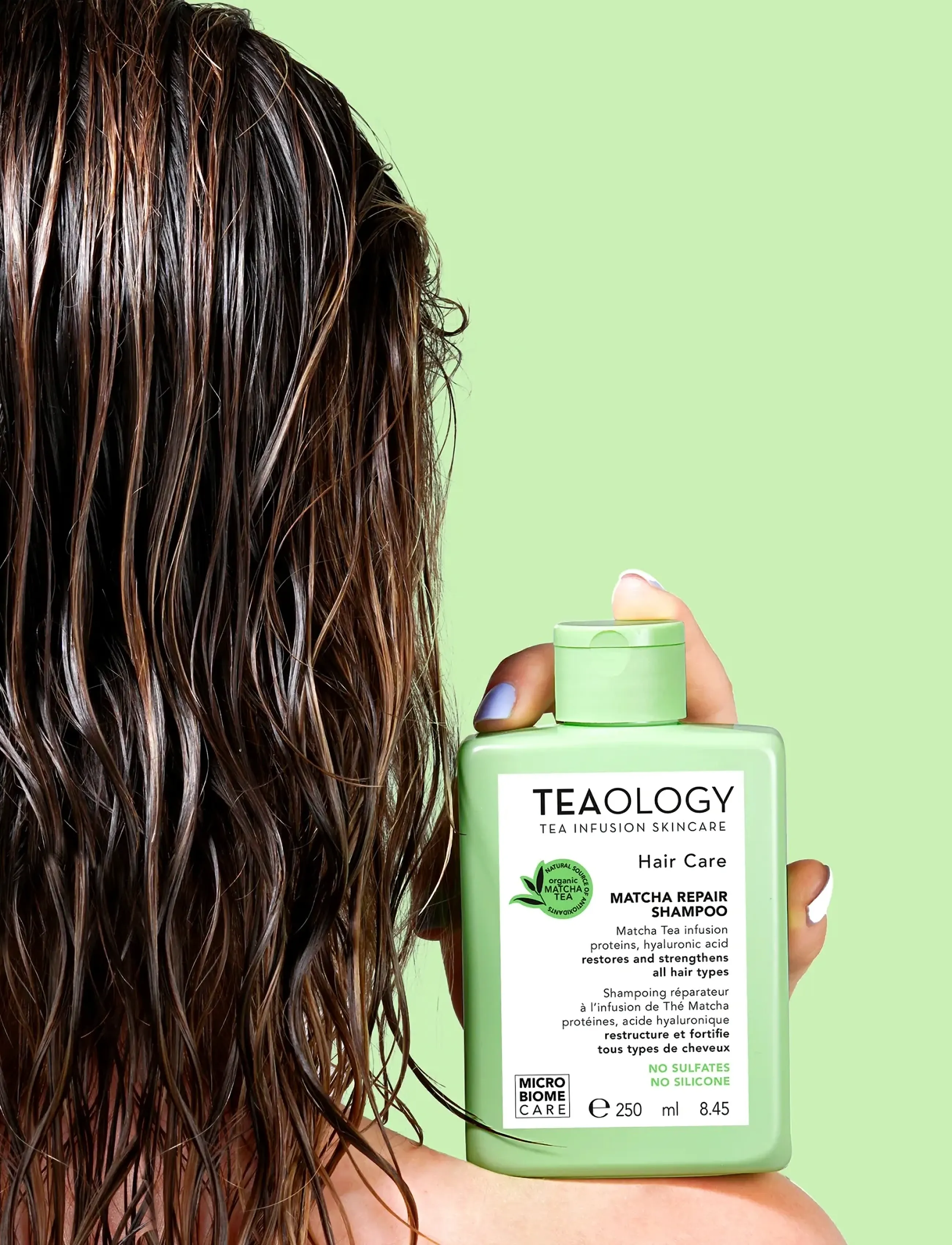 Teaology Skincare - Matcha Hair Repair Shampoo - shampoo - matcha tea - 4