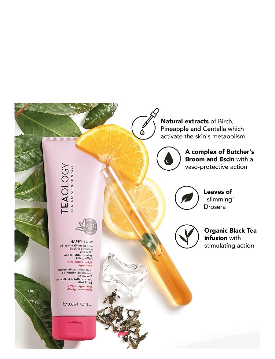 Teaology Skincare - Happy Body Cellulite Cream - lotion & cream - black tea - 2