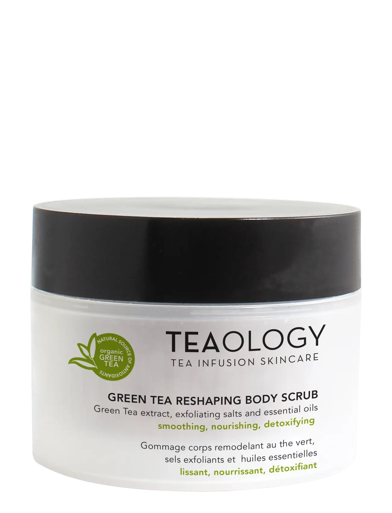 Teaology Skincare Green Tea Reshaping Body Scrub - Teaology Skincare - GREEN TEA / clear