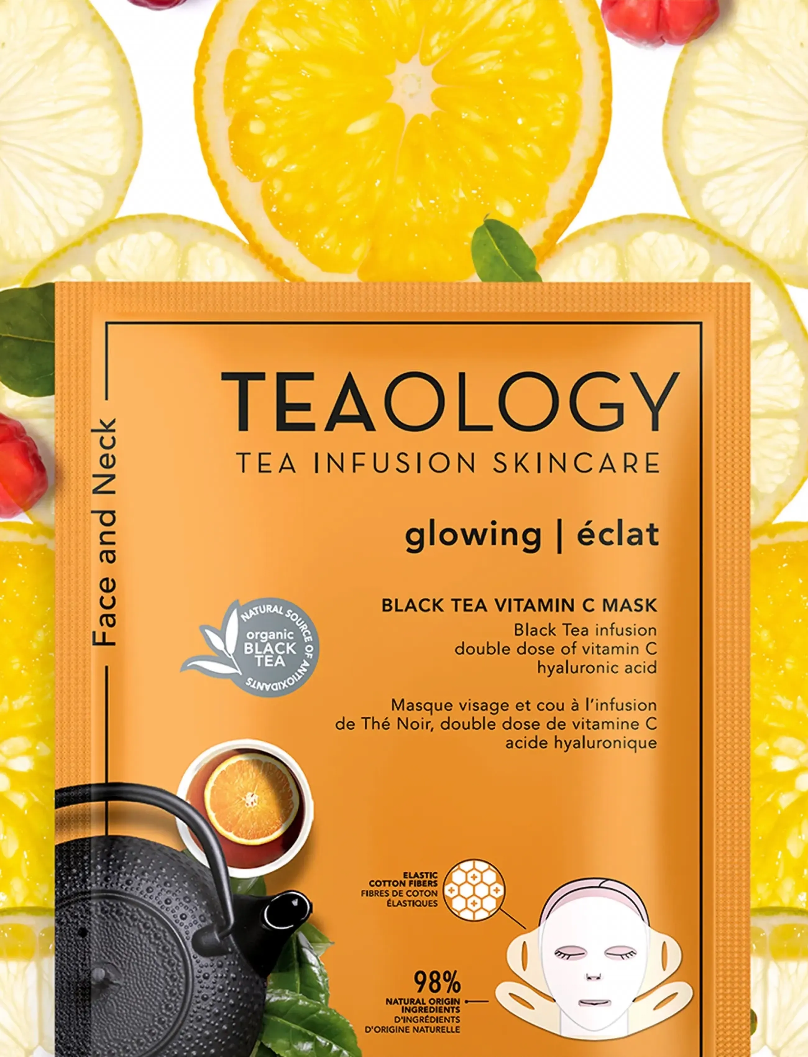 Teaology Skincare - Vitamin C Mask - sheet masks - black tea - 2