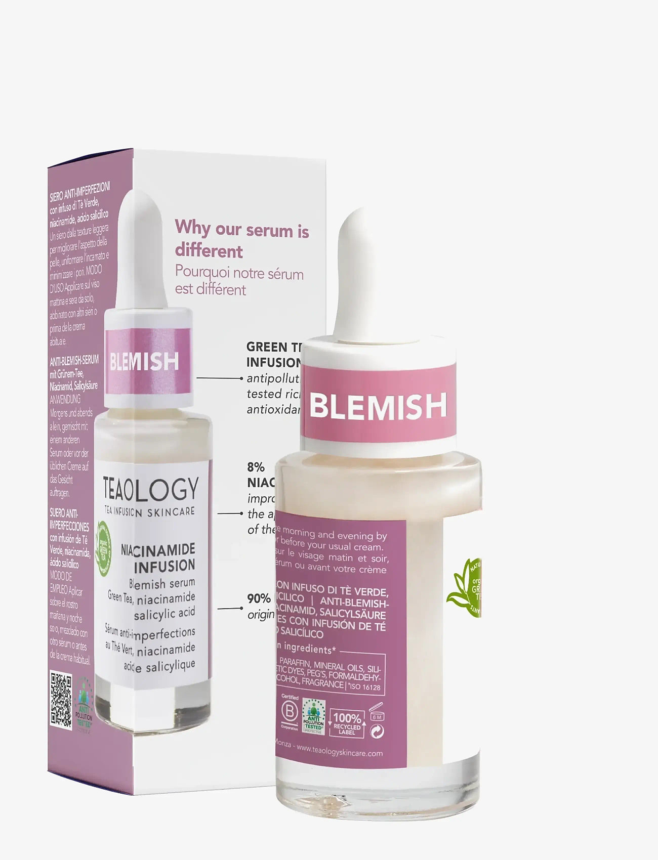 Teaology Skincare - Niacinamide Infusion - hudvård - green tea - 2