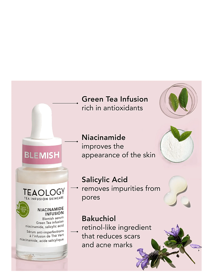 Teaology Skincare - Niacinamide Infusion - hudpleje - green tea - 4