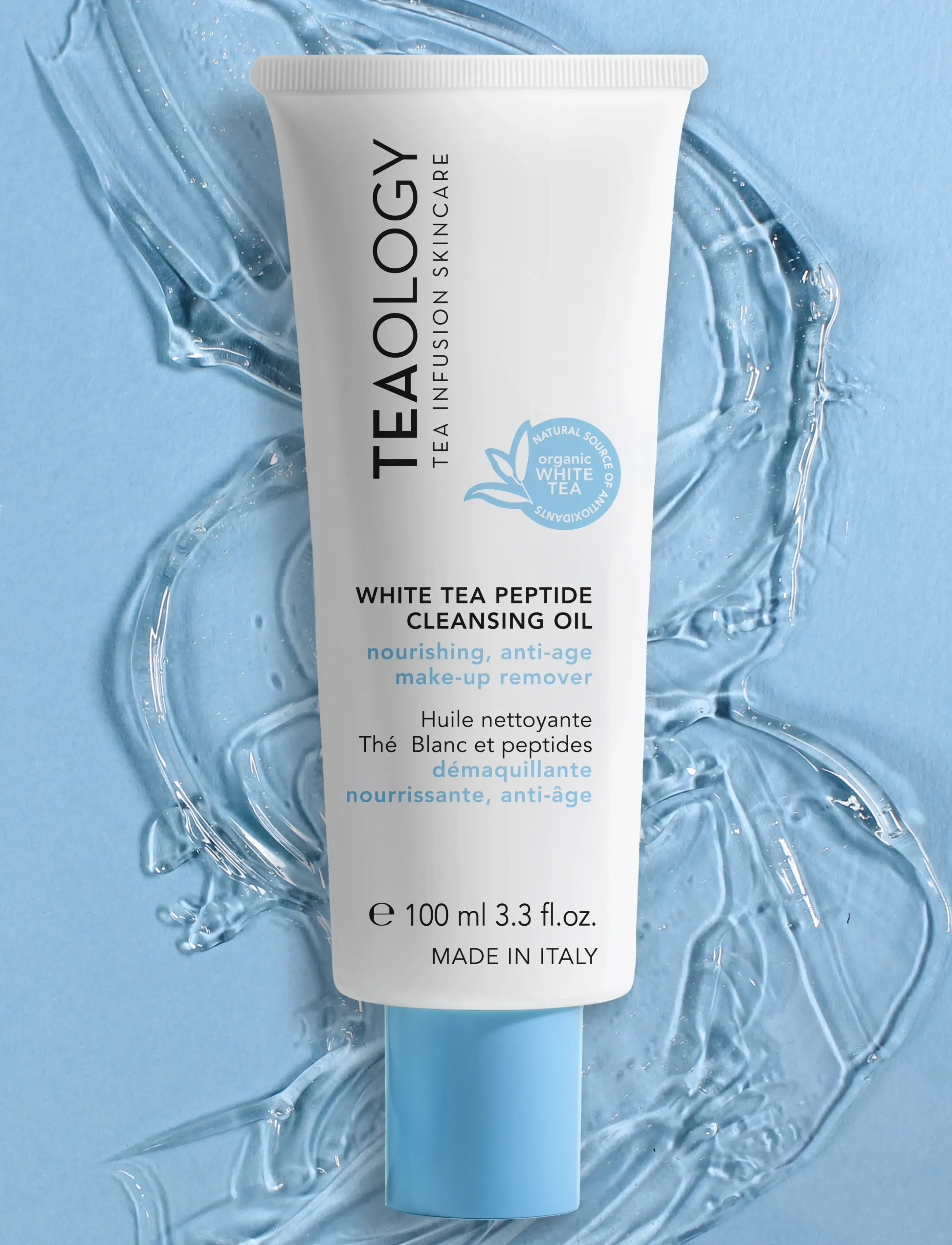 Teaology Skincare - White Tea Peptide Cleansing Oil - renseolier - white tea - 4