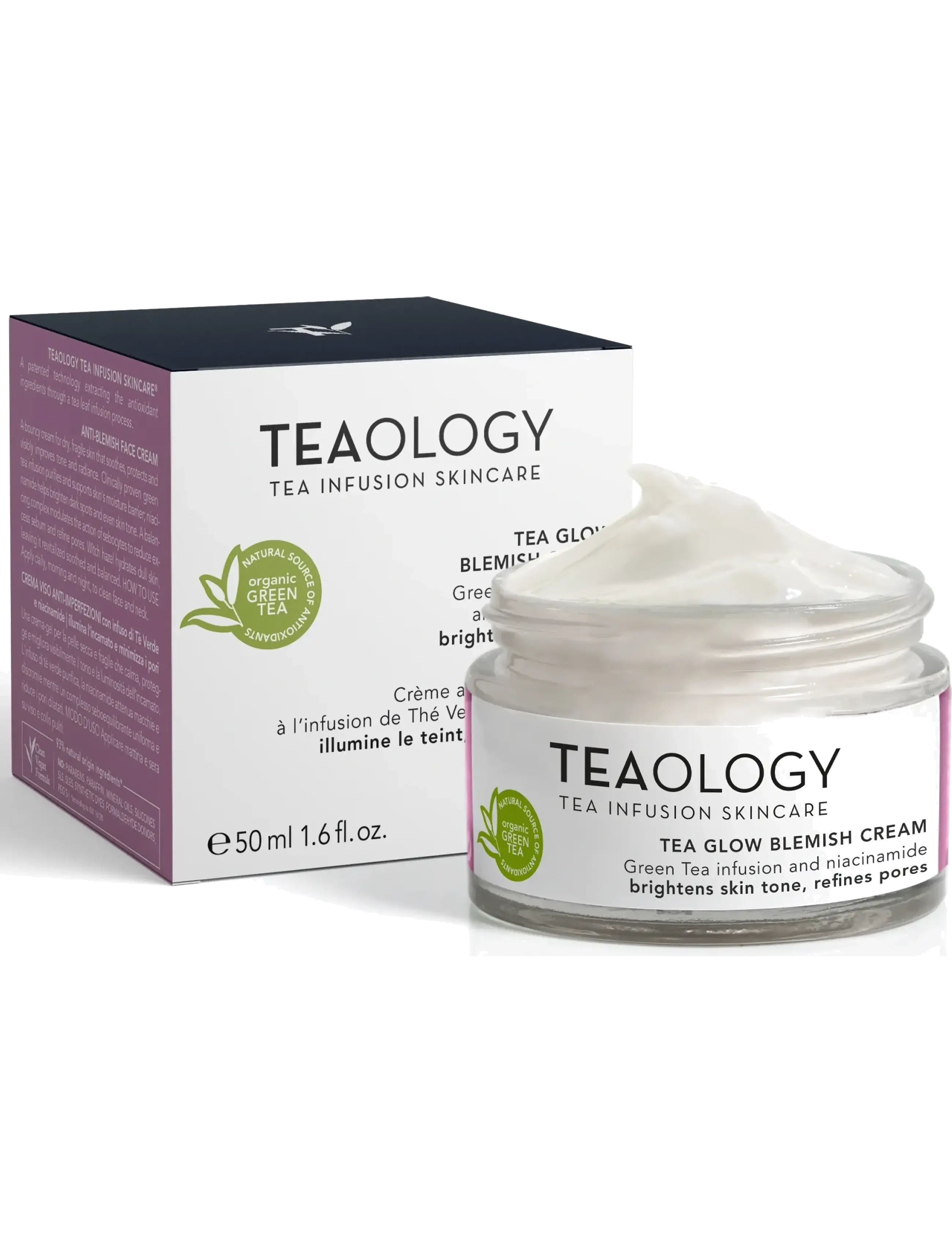 Teaology Skincare - Tea Glow Blemish Cream - dagcremer - green tea - 3