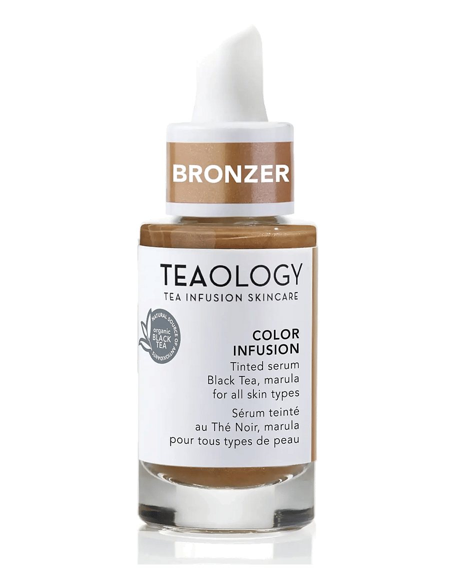 Teaology Skincare - Color Infusion Tinted Perfecting Serum - hudvård - black tea - 1