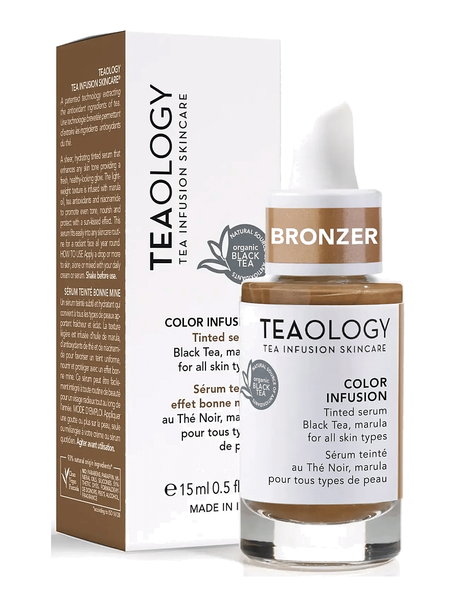 Teaology Skincare - Color Infusion Tinted Perfecting Serum - hudvård - black tea - 2