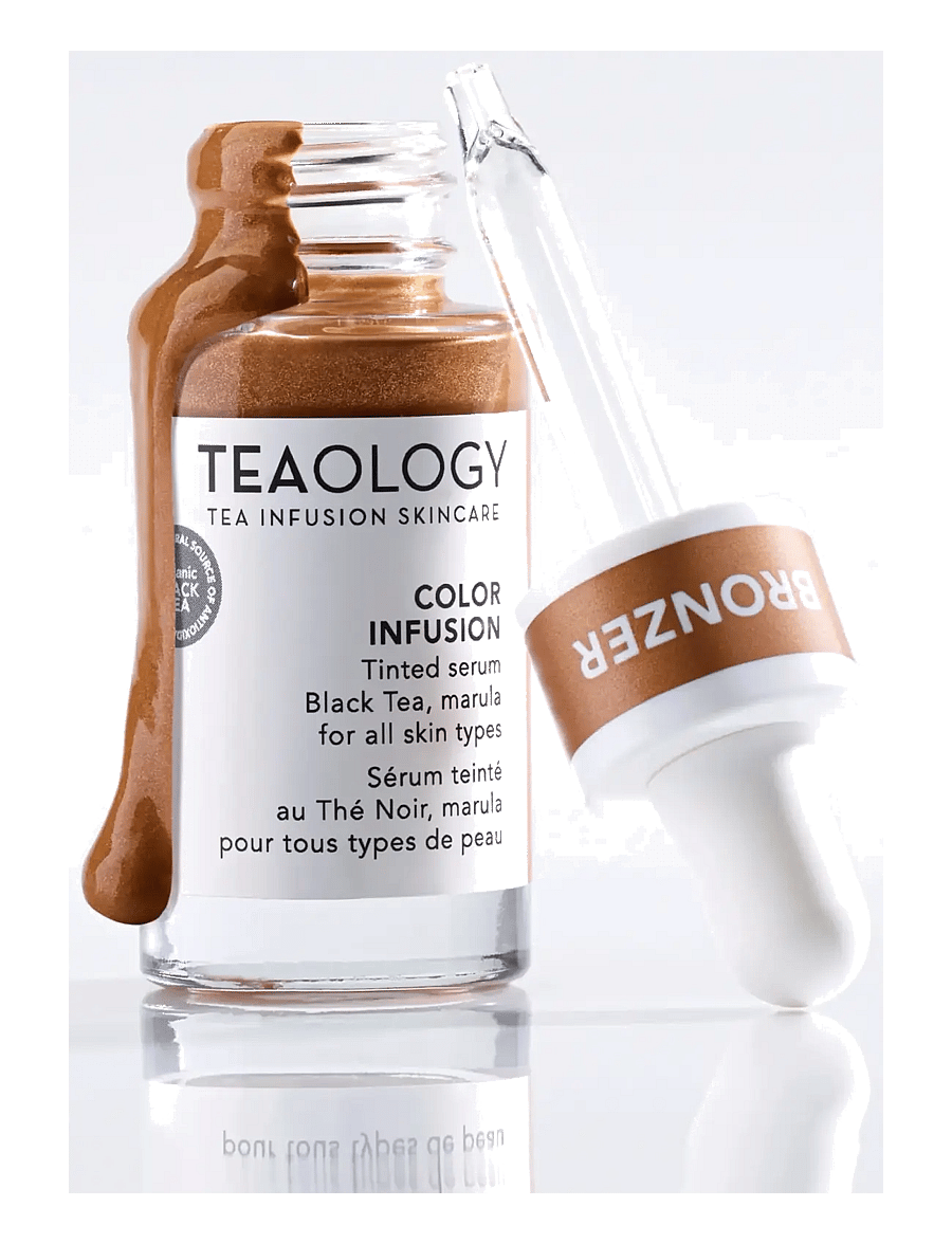 Teaology Skincare - Color Infusion Tinted Perfecting Serum - hudvård - black tea - 4