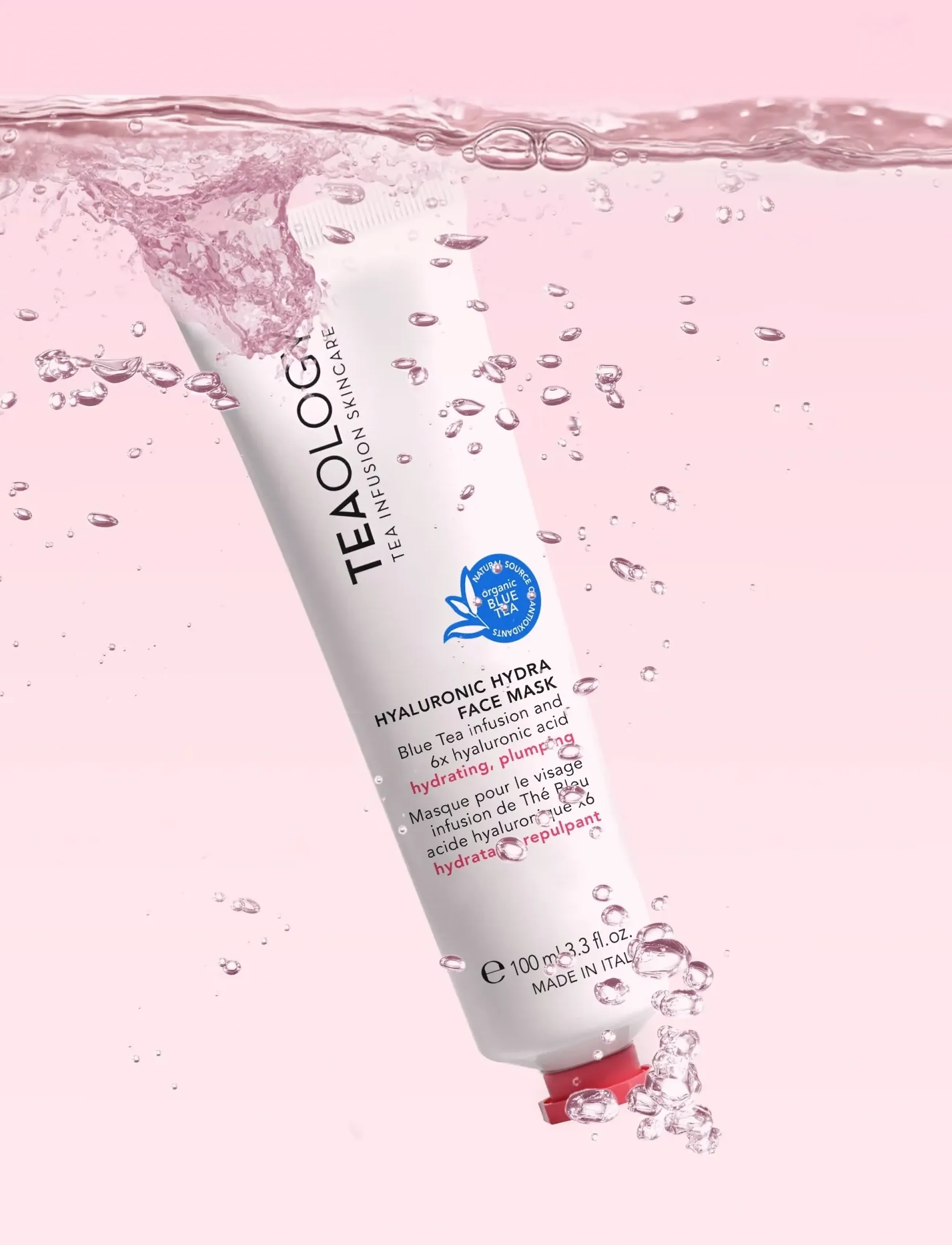 Teaology Skincare Hyaluronic Hydra Face Mask, 100 ml, Nude, Ansigtsmasker > Fugtgivende Maske, Dame