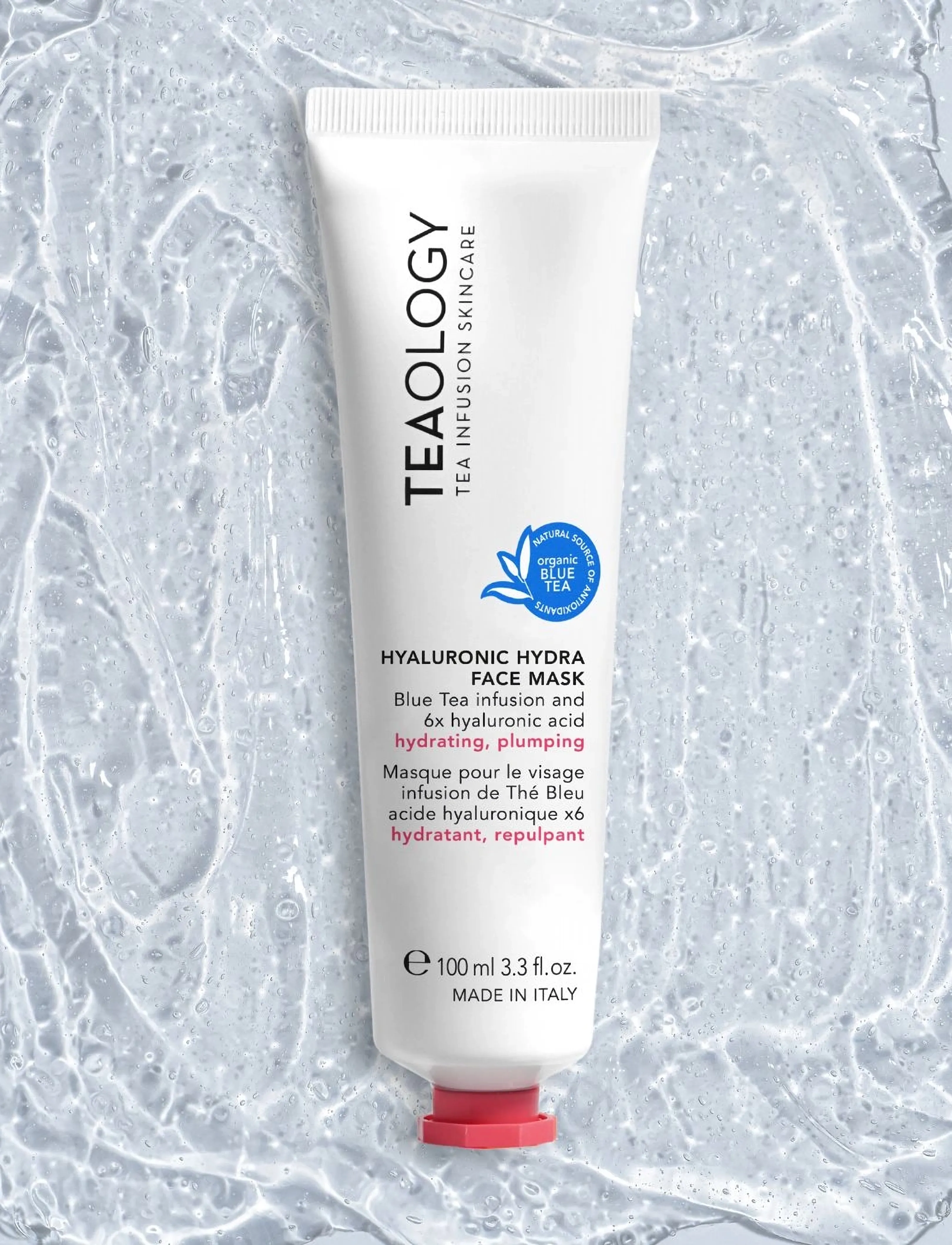 Teaology Skincare - Hyaluronic Hydra Face Mask - fugtgivende masker - blue tea - 5
