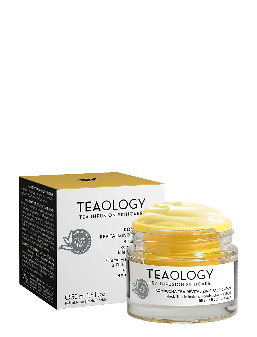 Teaology Skincare - Kombucha Tea Revitalizing Face Cream - dagkrem - black tea - 1