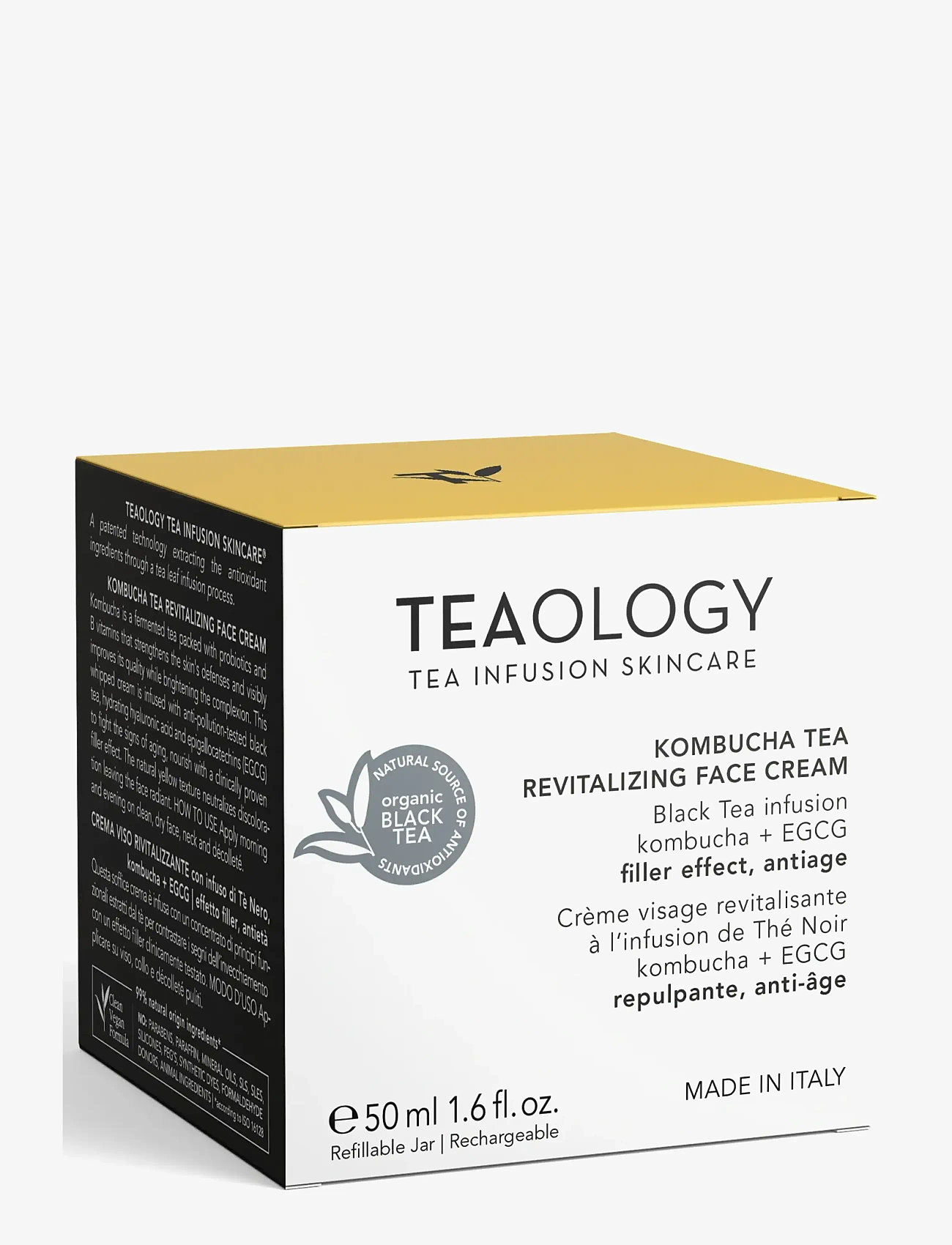 Teaology Skincare - Kombucha Tea Revitalizing Face Cream - dagcremer - black tea - 2