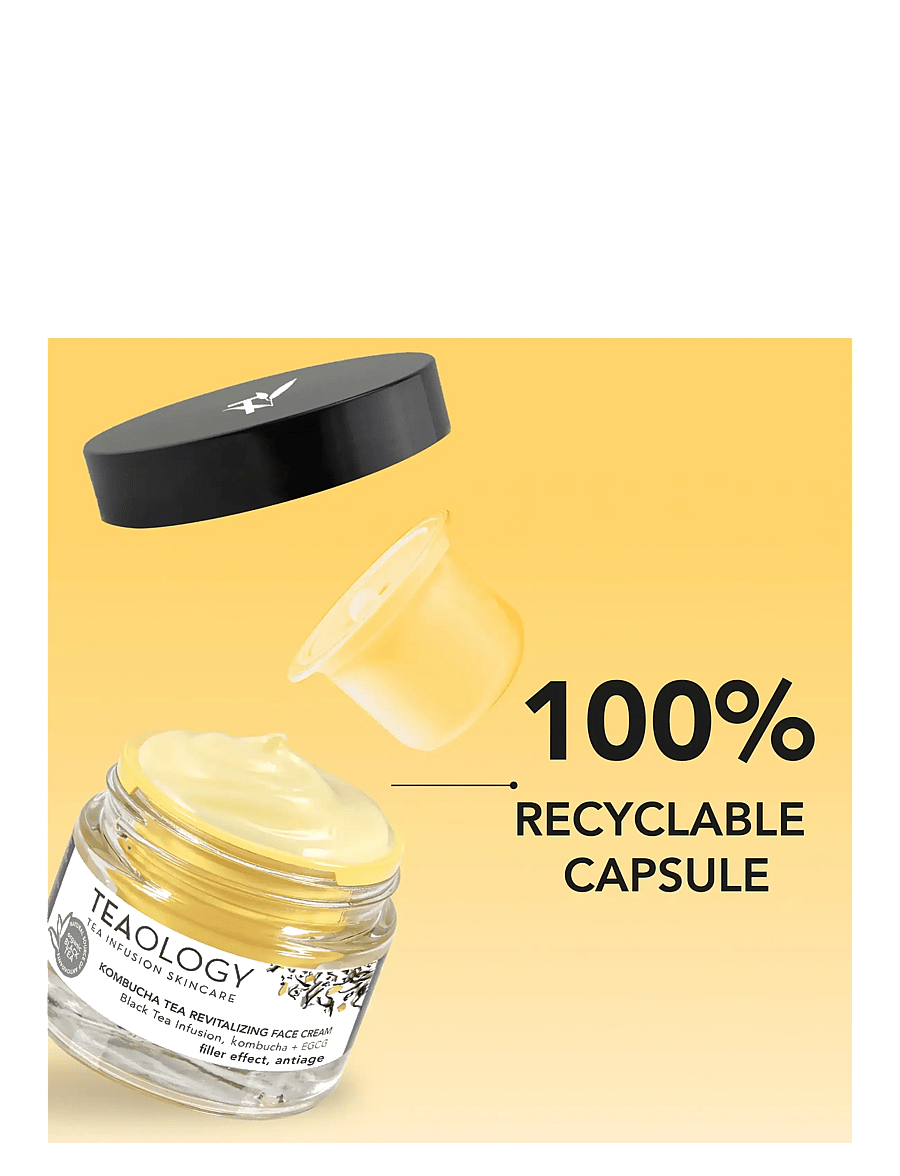 Teaology Skincare - Kombucha Tea Revitalizing Face Cream - dagkrem - black tea - 3