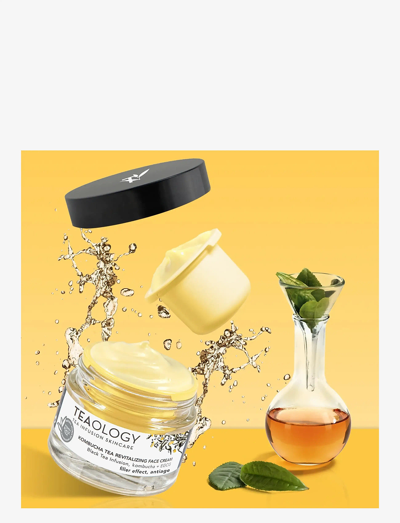 Teaology Skincare - Kombucha Tea Revitalizing Face Cream - dagcremer - black tea - 4