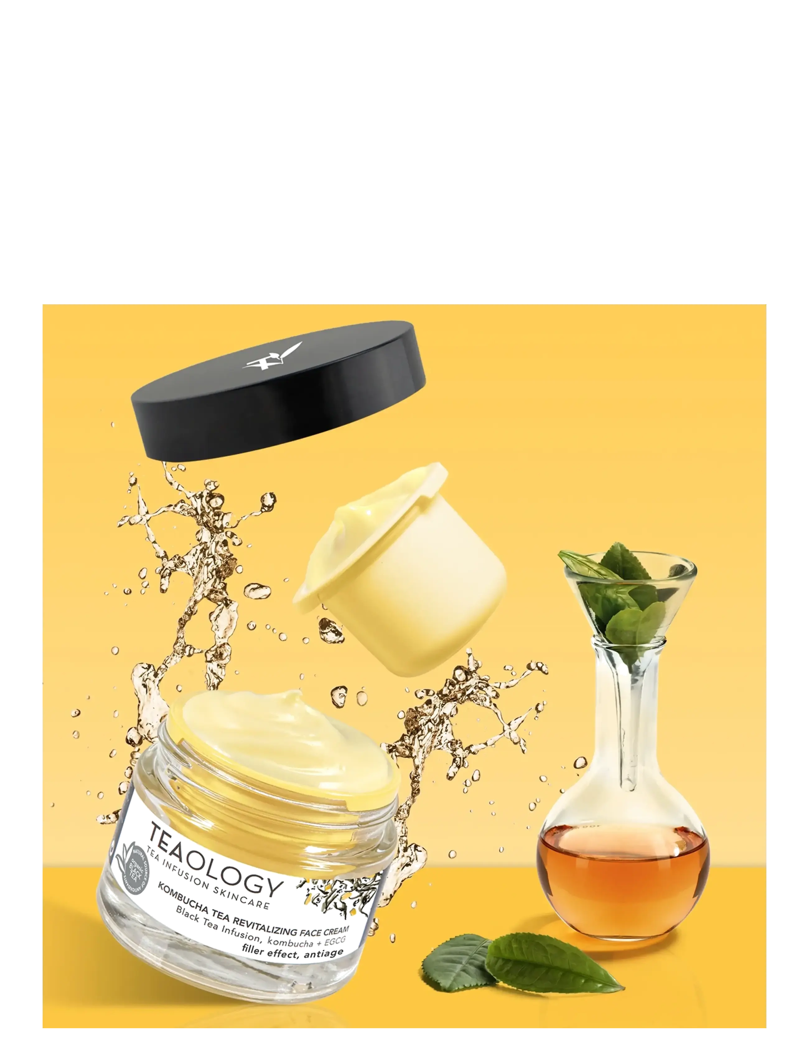 Teaology Skincare - Kombucha Tea Revitalizing Face Cream - dagkrem - black tea - 4