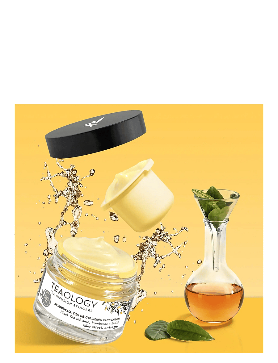 Teaology Skincare - Kombucha Tea Revitalizing Face Cream - dagkrem - black tea - 4